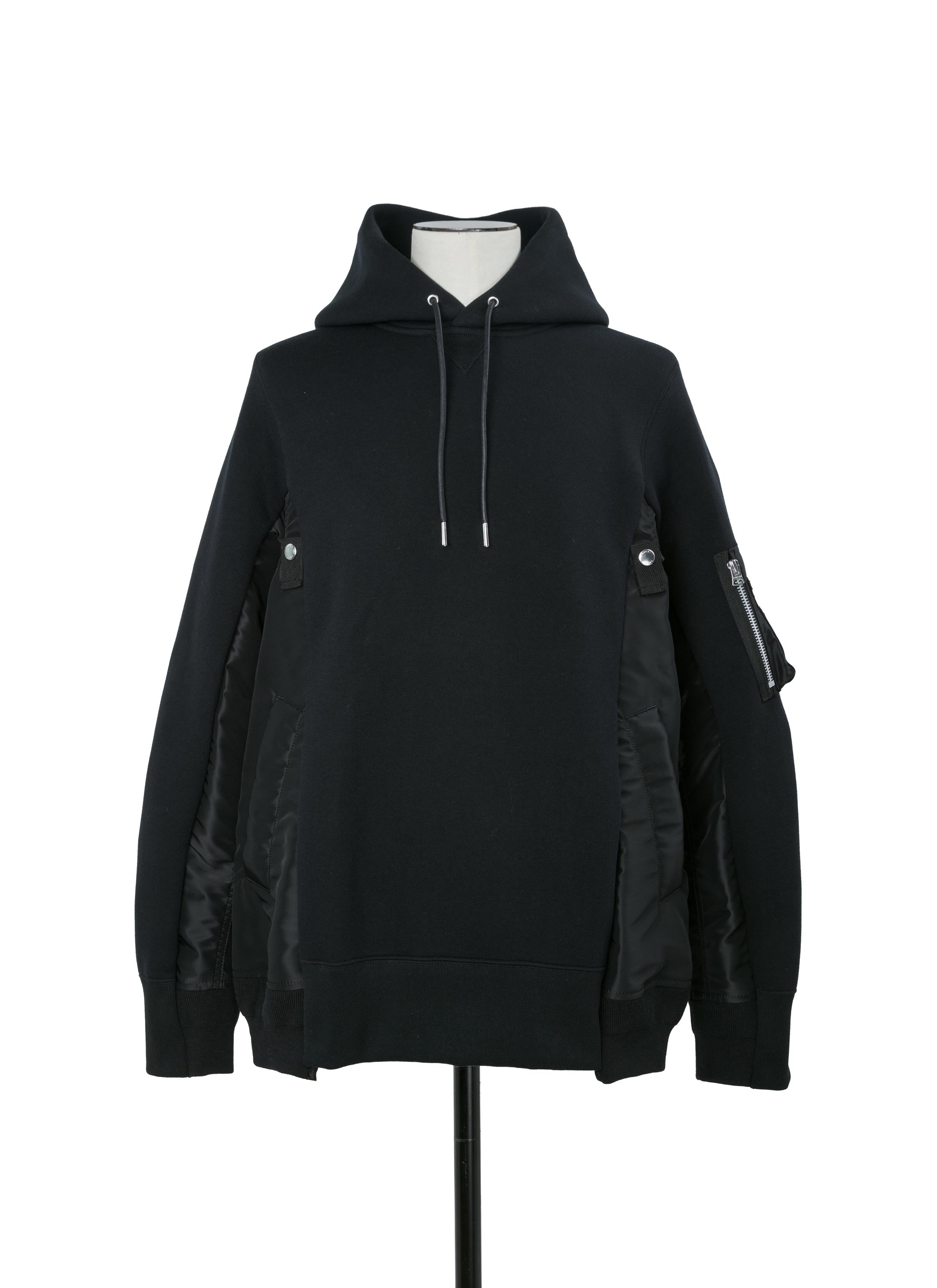 Sponge Sweat x Nylon Twill Hoodie