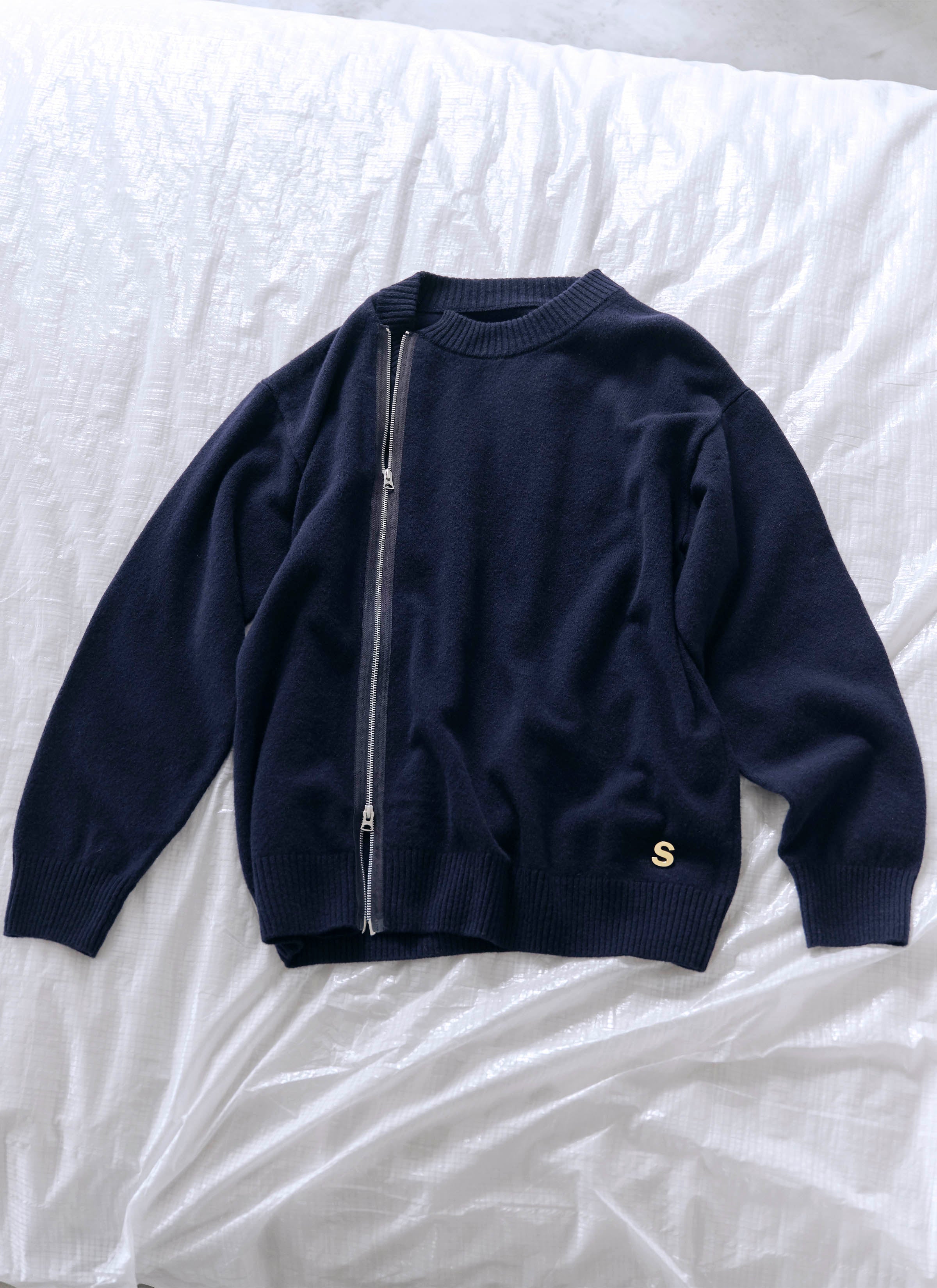 s Wool Knit Blouson