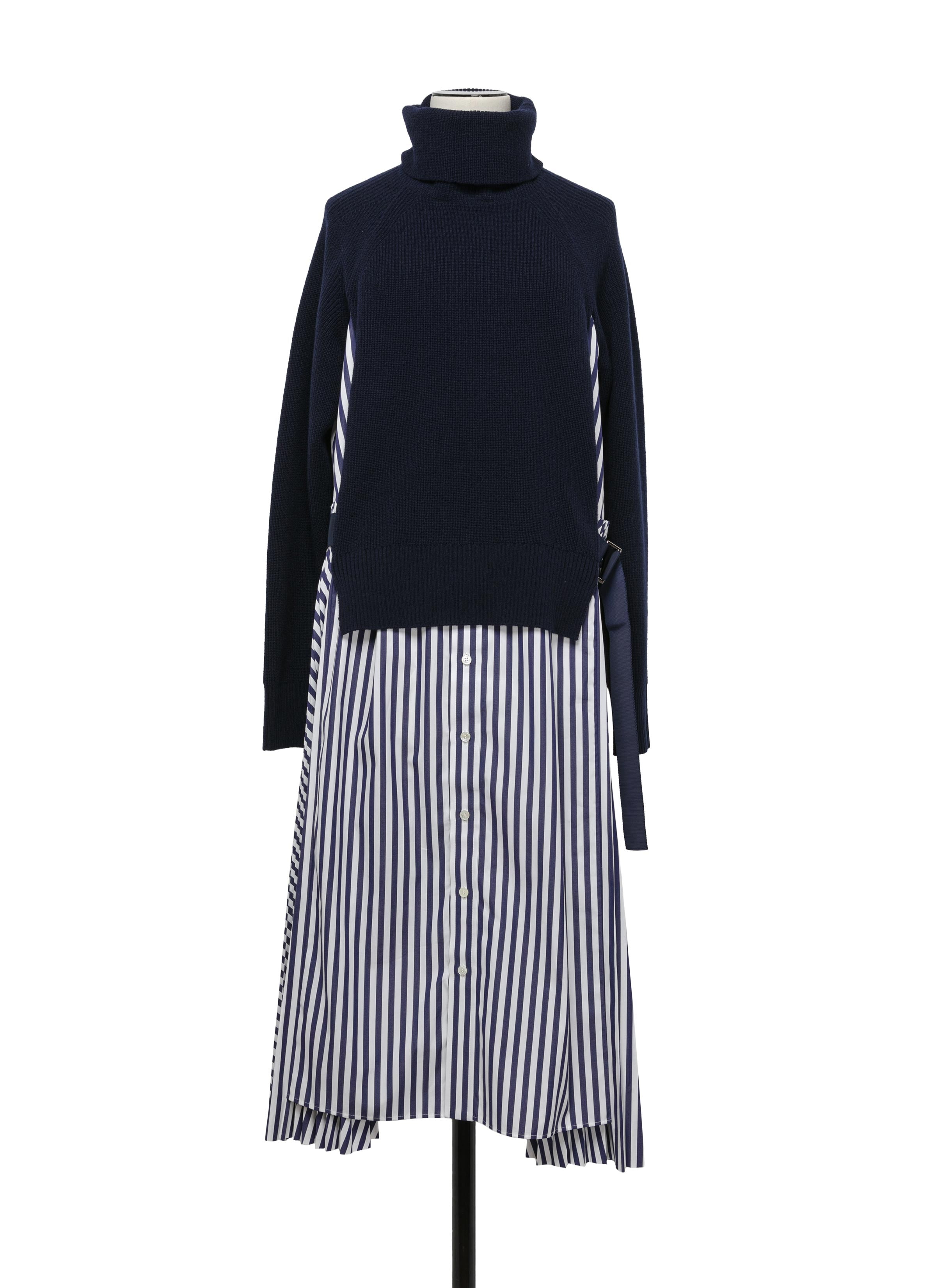 wool-knit-x-cotton-poplin-dress