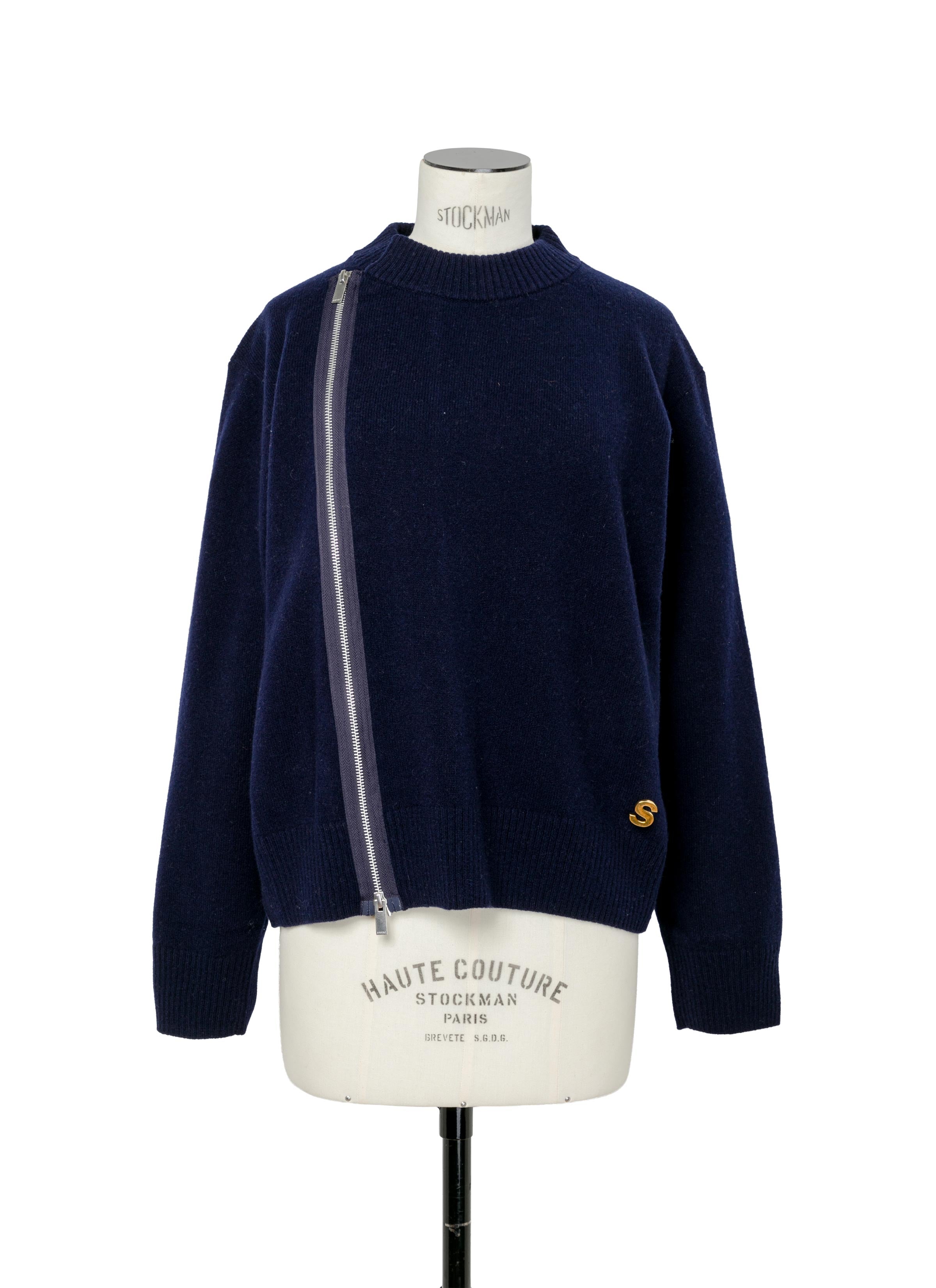s Wool Knit Blouson