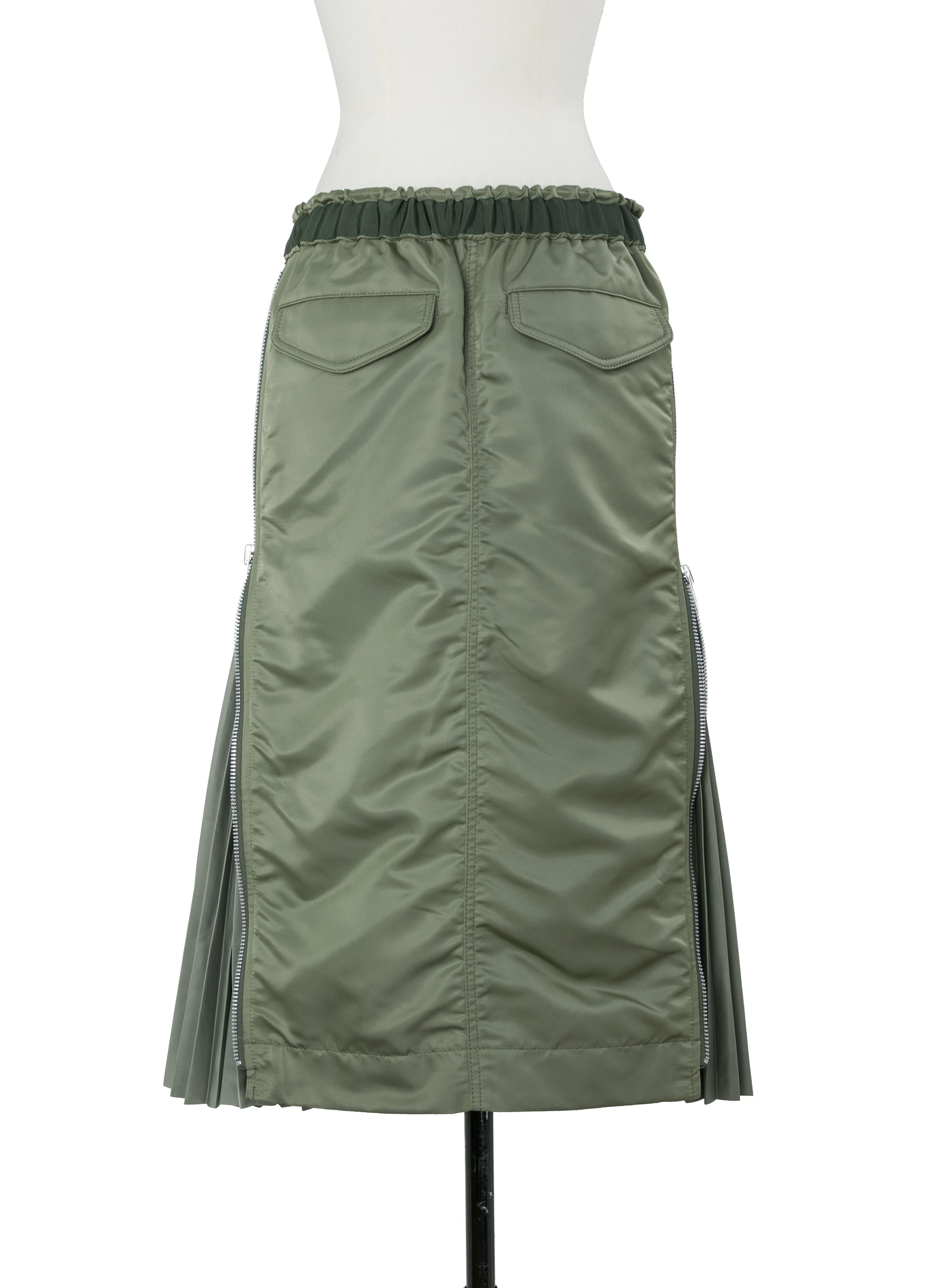 Nylon Twill Skirt