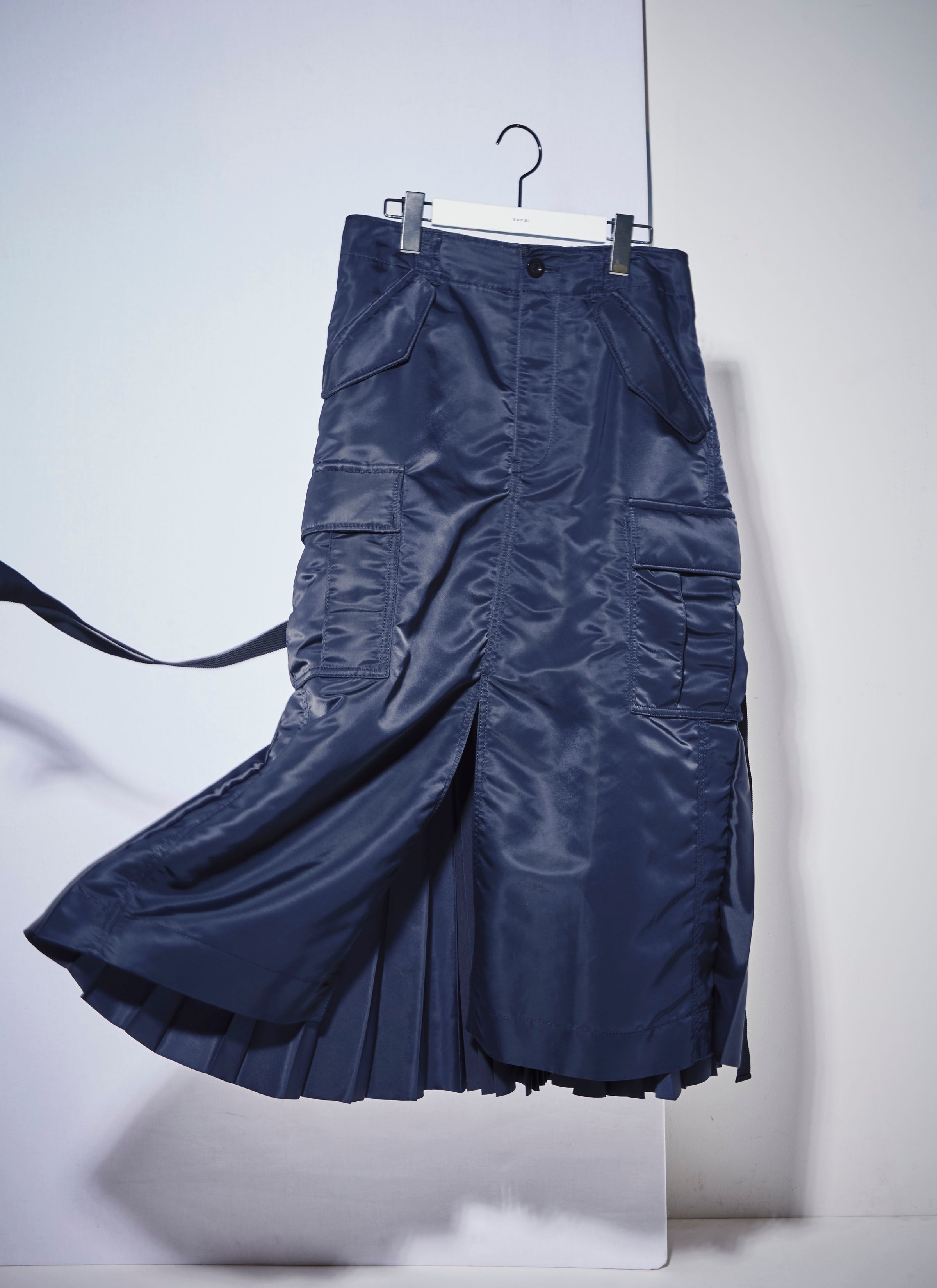 Nylon Twill Skirt