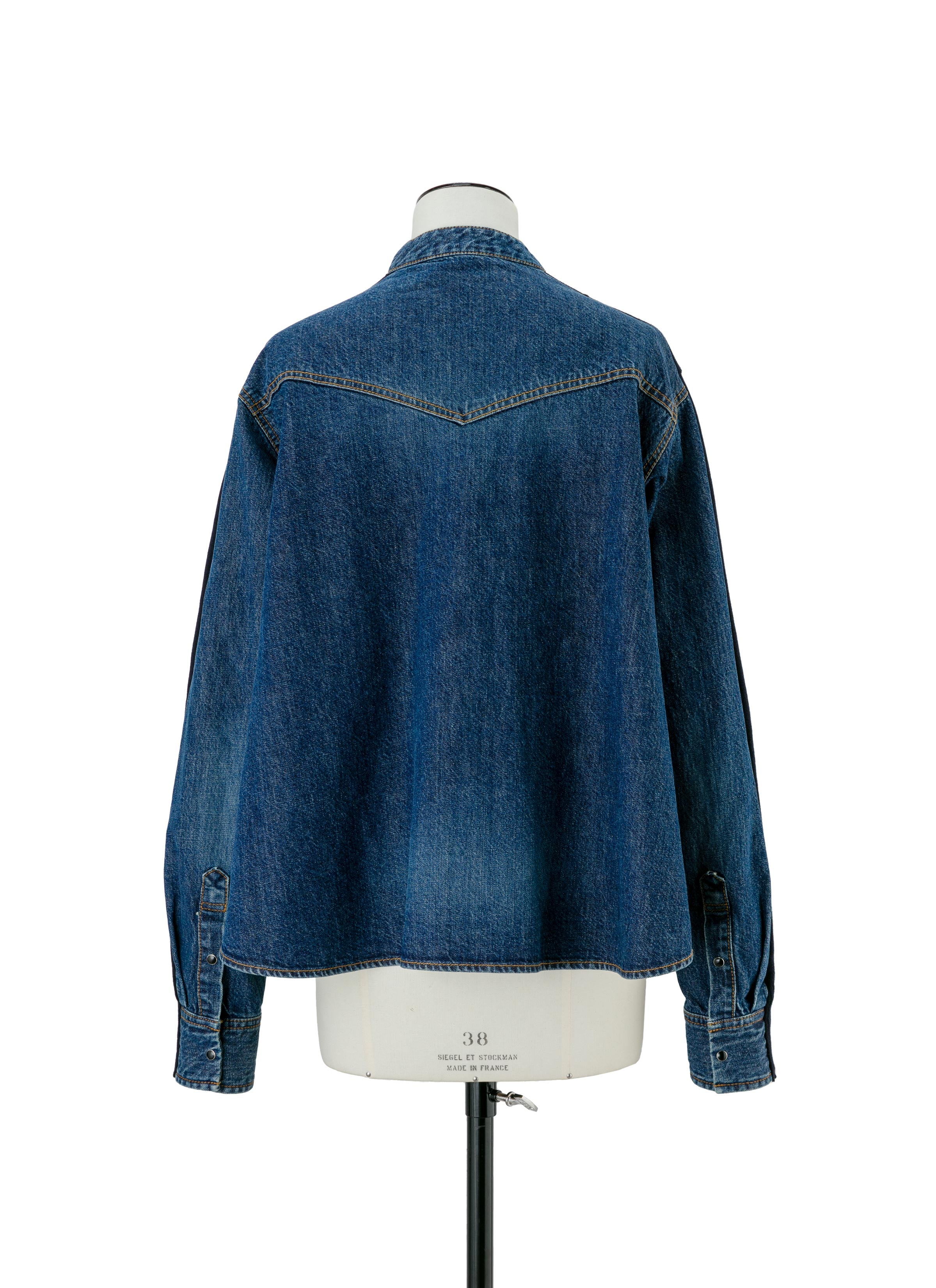 Denim x Knit Cardigan