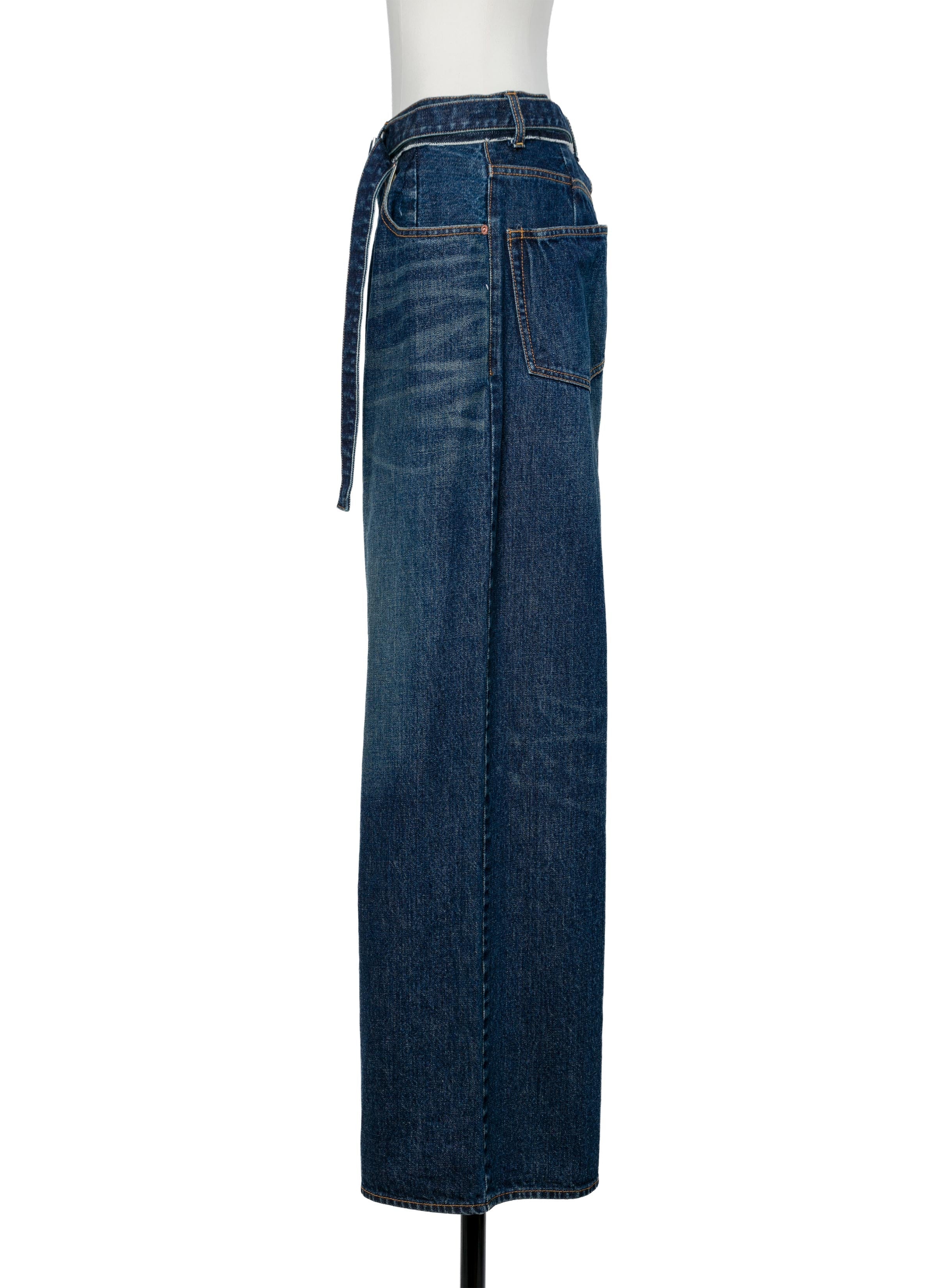 Wide Denim Pants