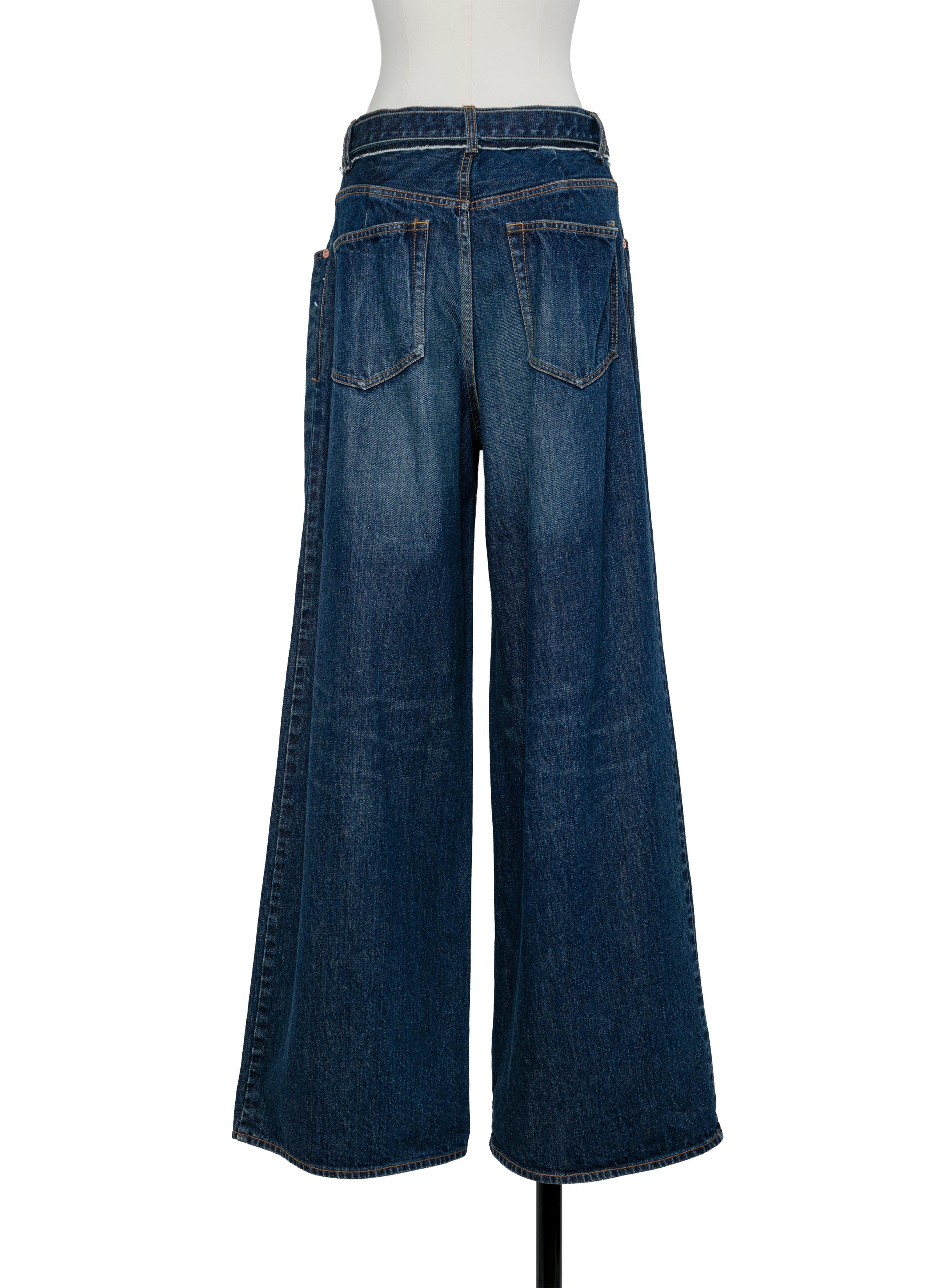 Wide Denim Pants