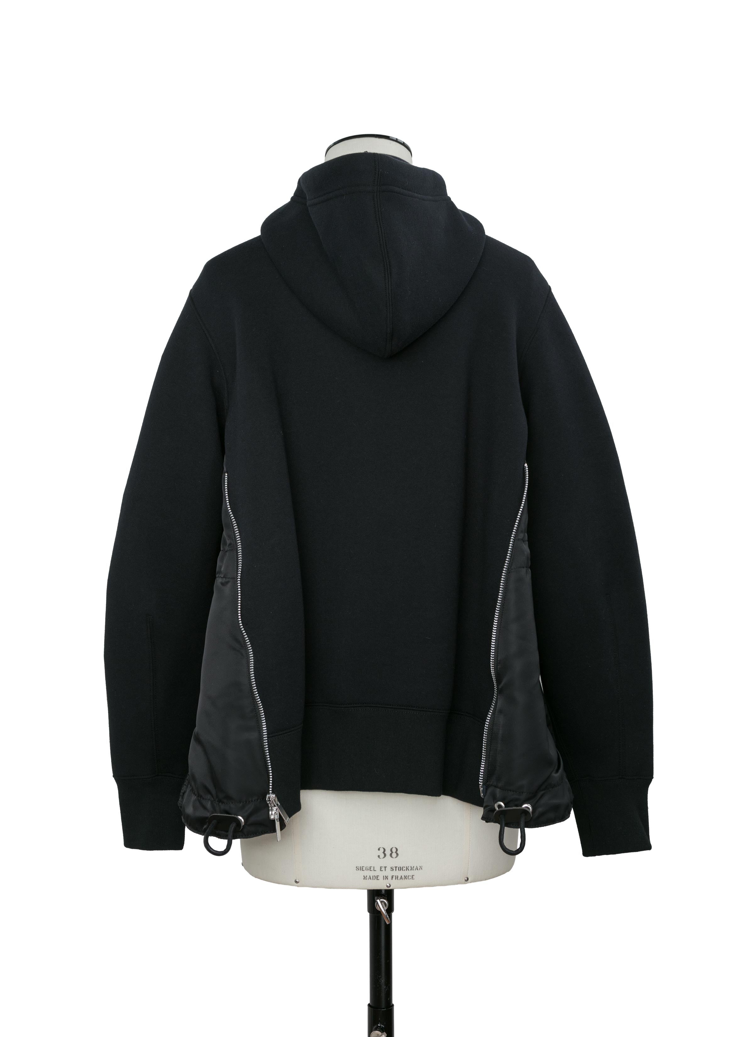Sponge Sweat x Nylon Twill Hoodie