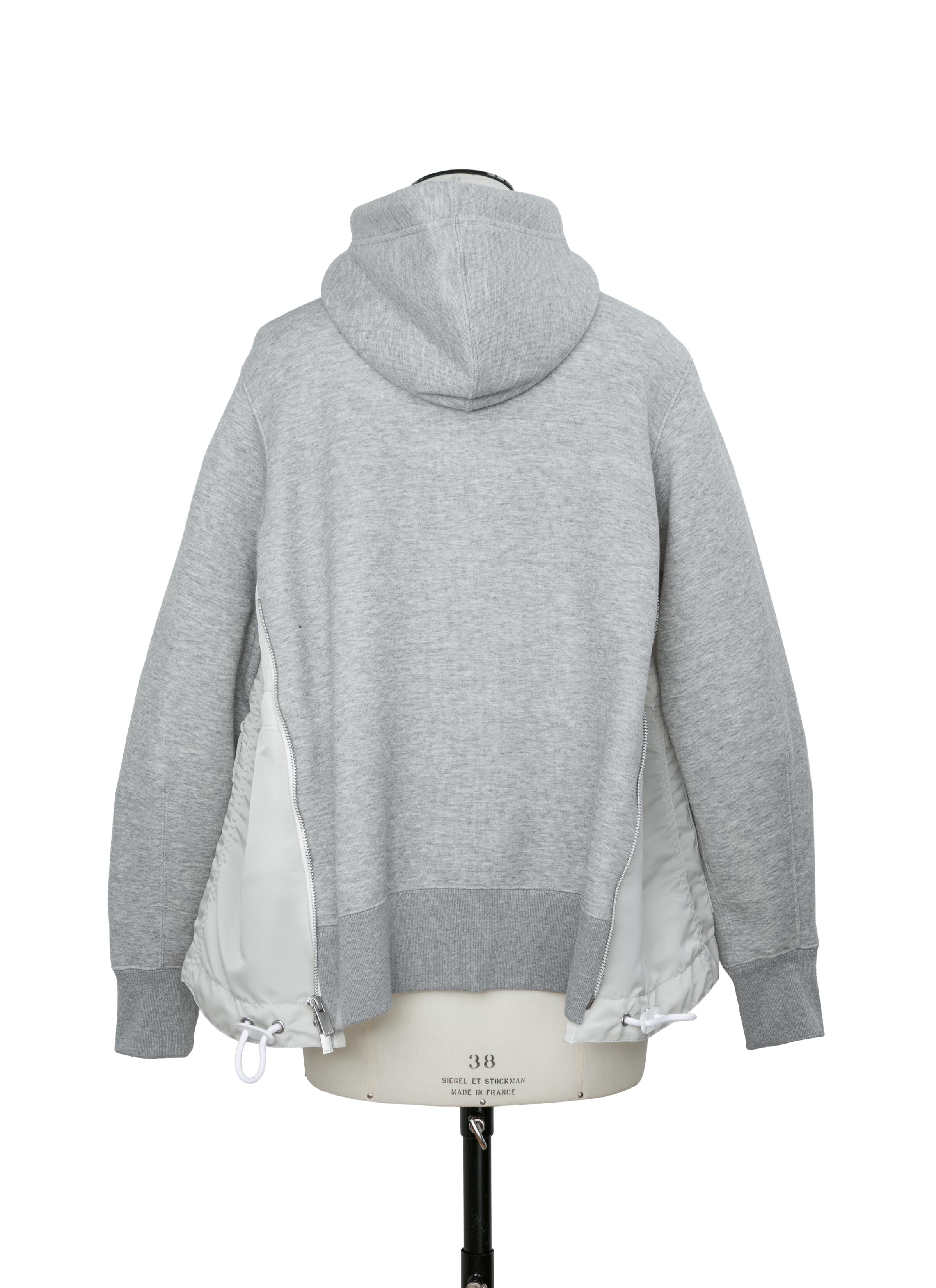 Sponge Sweat x Nylon Twill Hoodie