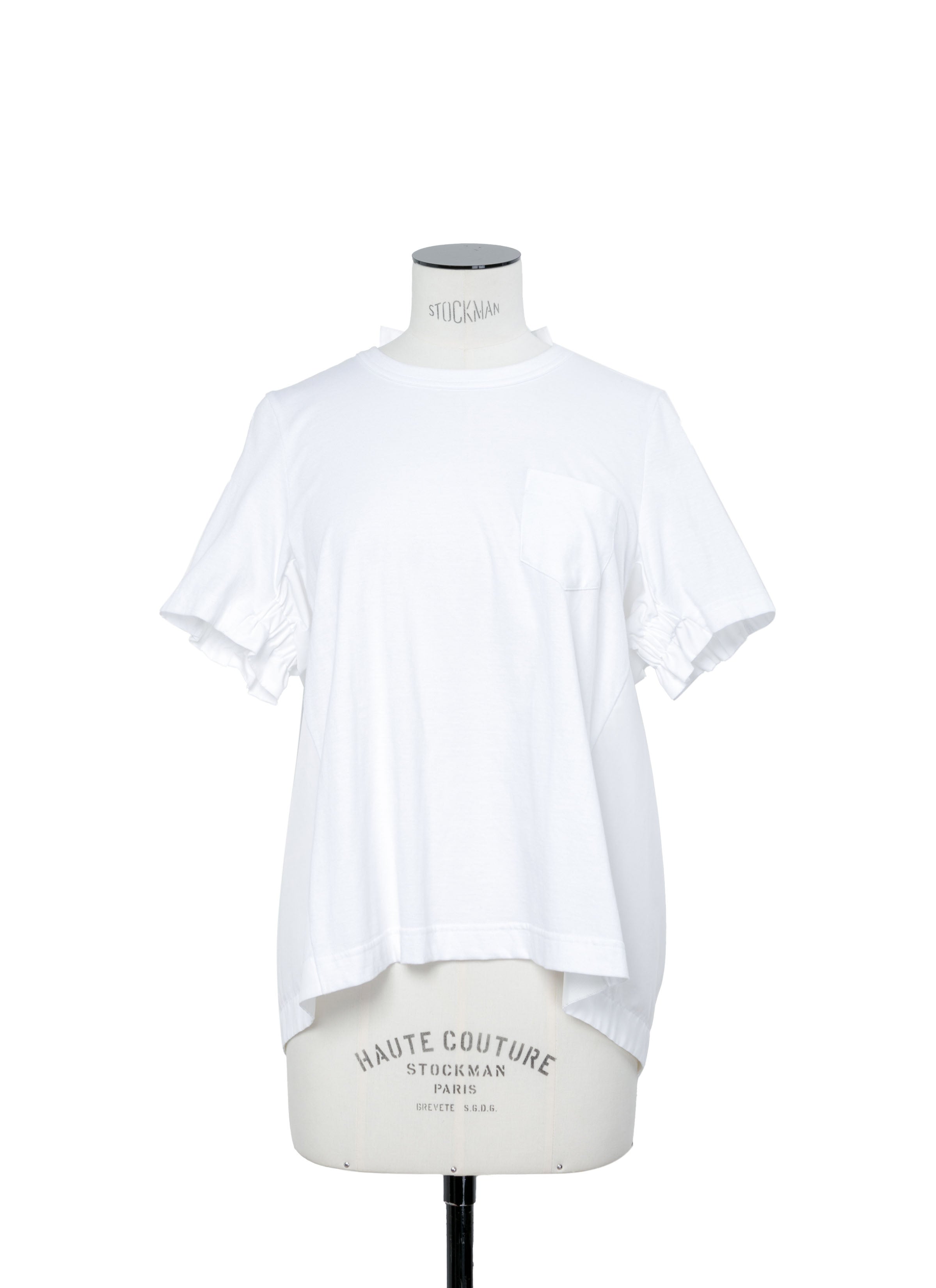 Cotton Poplin x Cotton Jersey T-Shirt