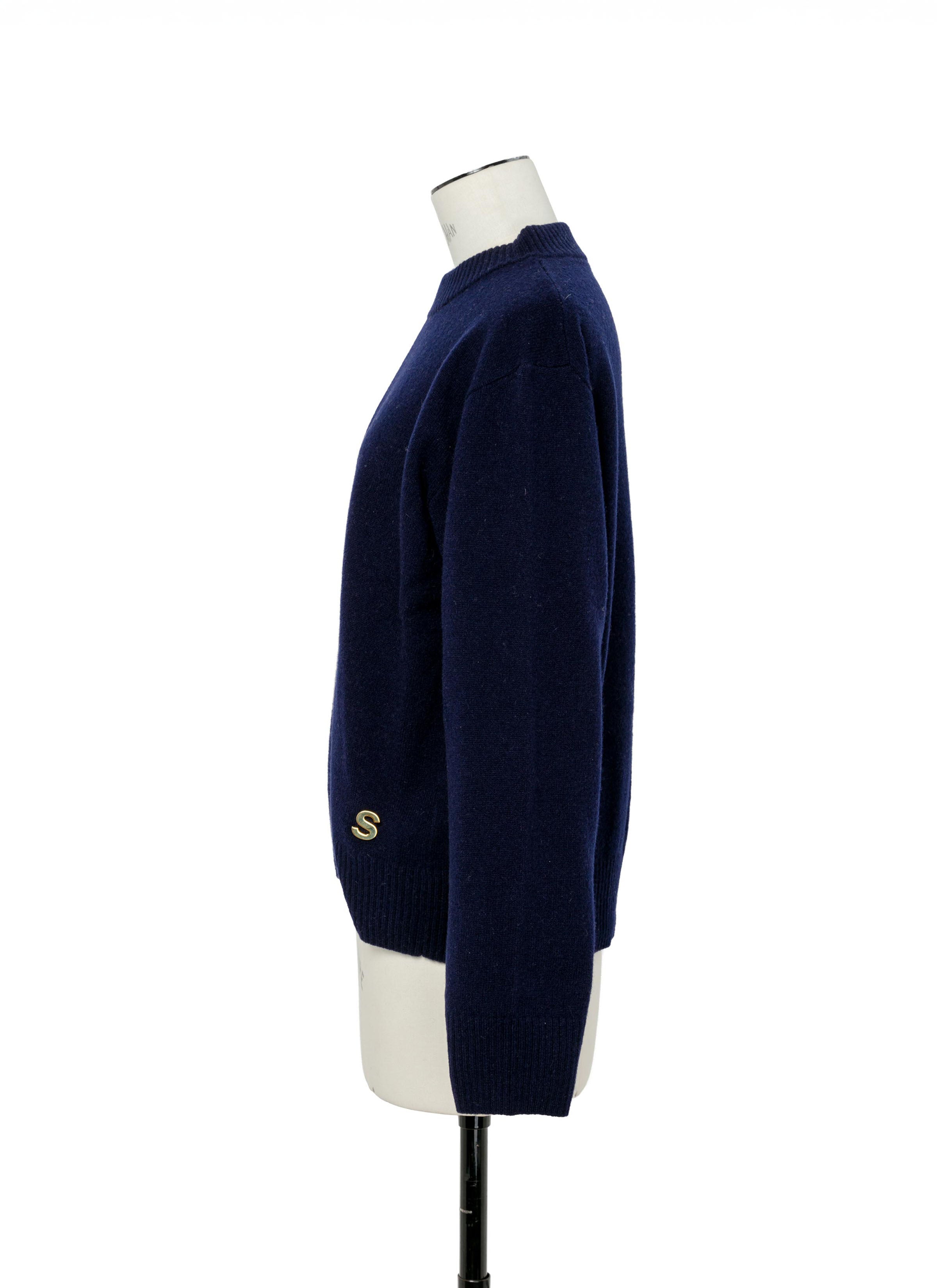 s Wool Knit Blouson