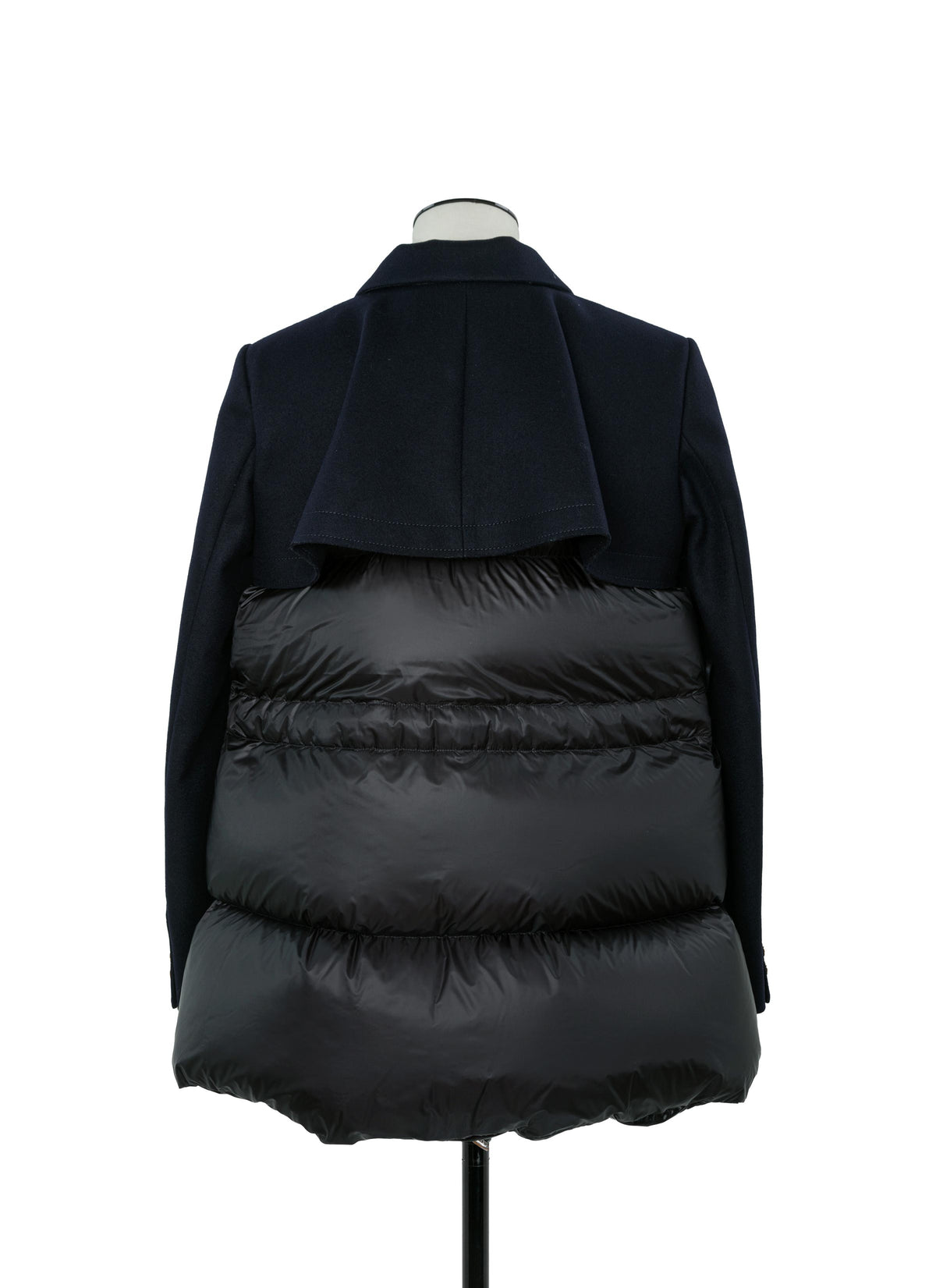 Wool Melton x Puffer Jacket