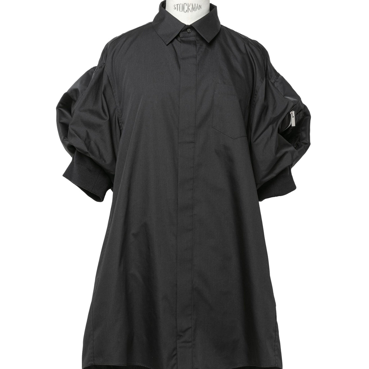 Cotton Poplin x Nylon Twill Dress | sacai Official Store サカイ 