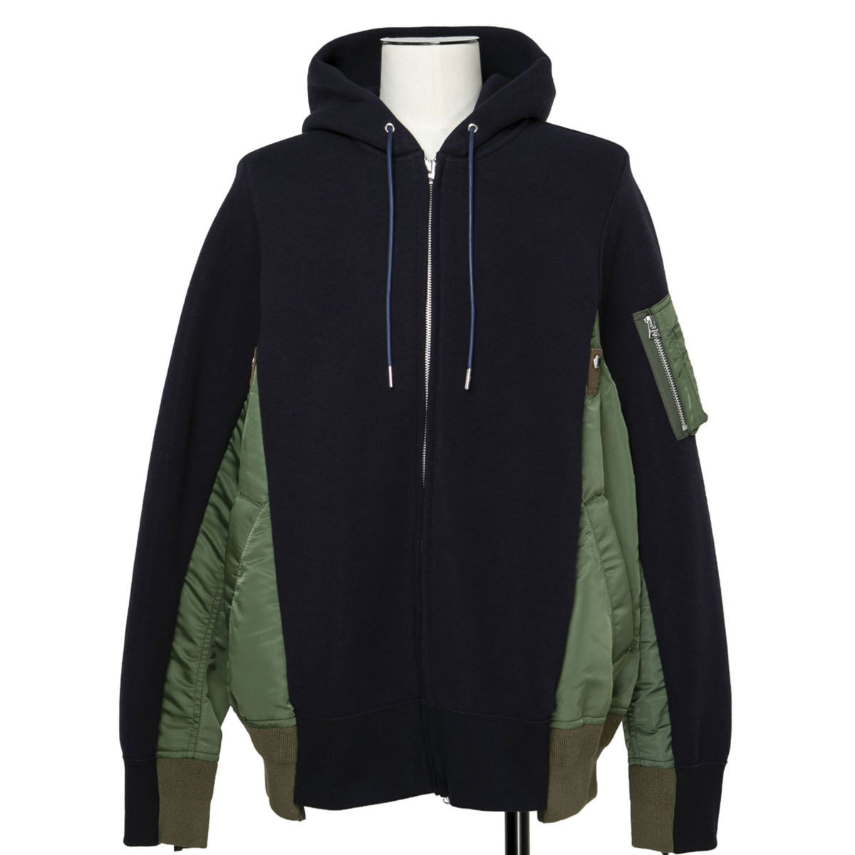Sponge Sweat x Nylon Twill Hoodie | sacai Official Store サカイ 