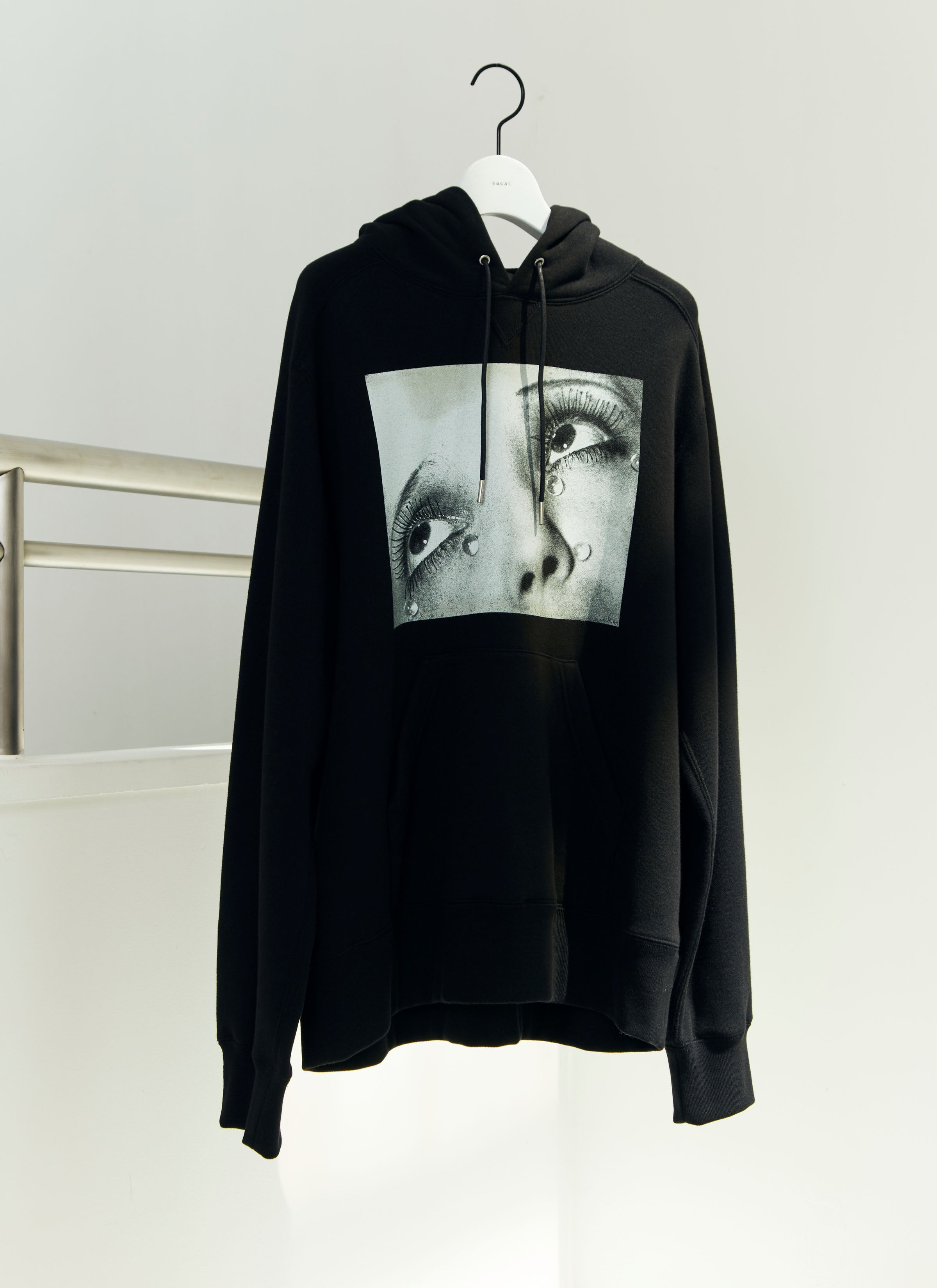Man Ray Print Hoodie