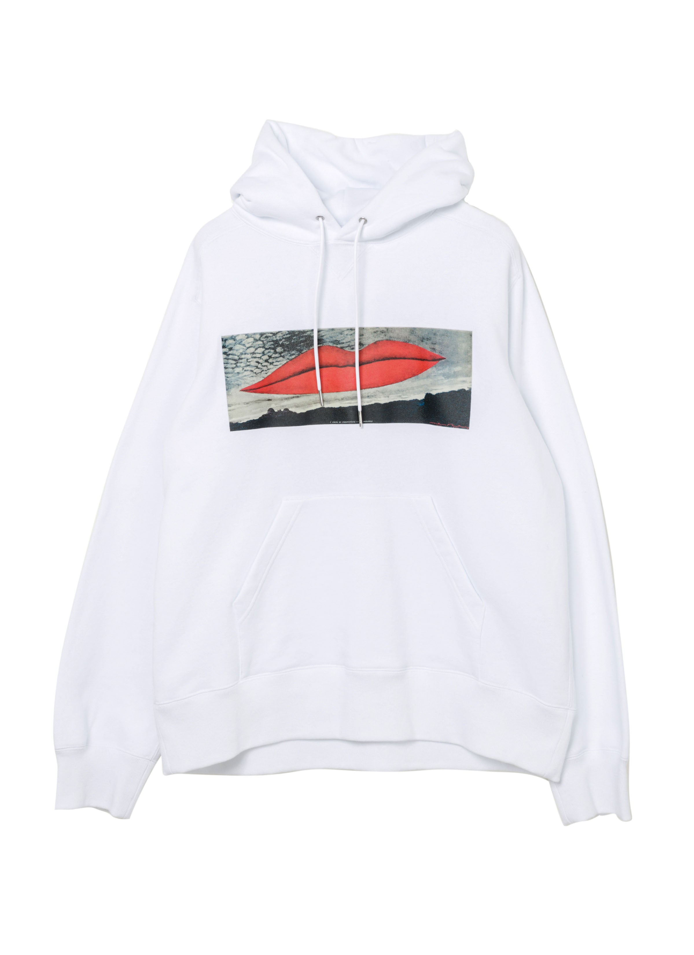 Man Ray Print Hoodie