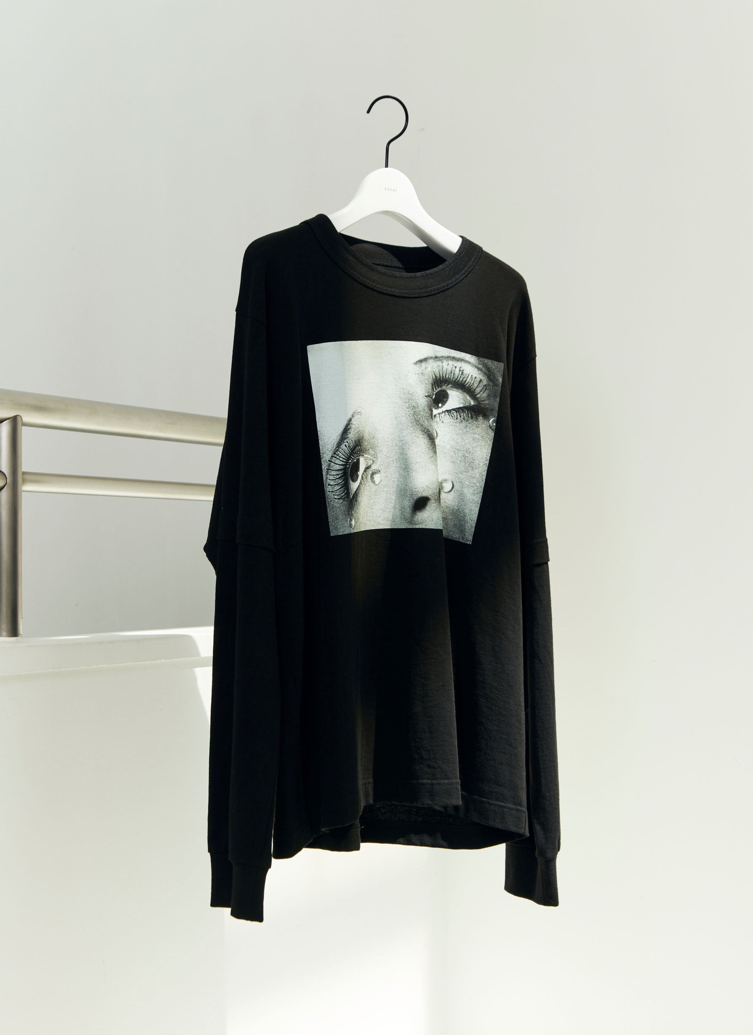 Man Ray Print L/S T-Shirt