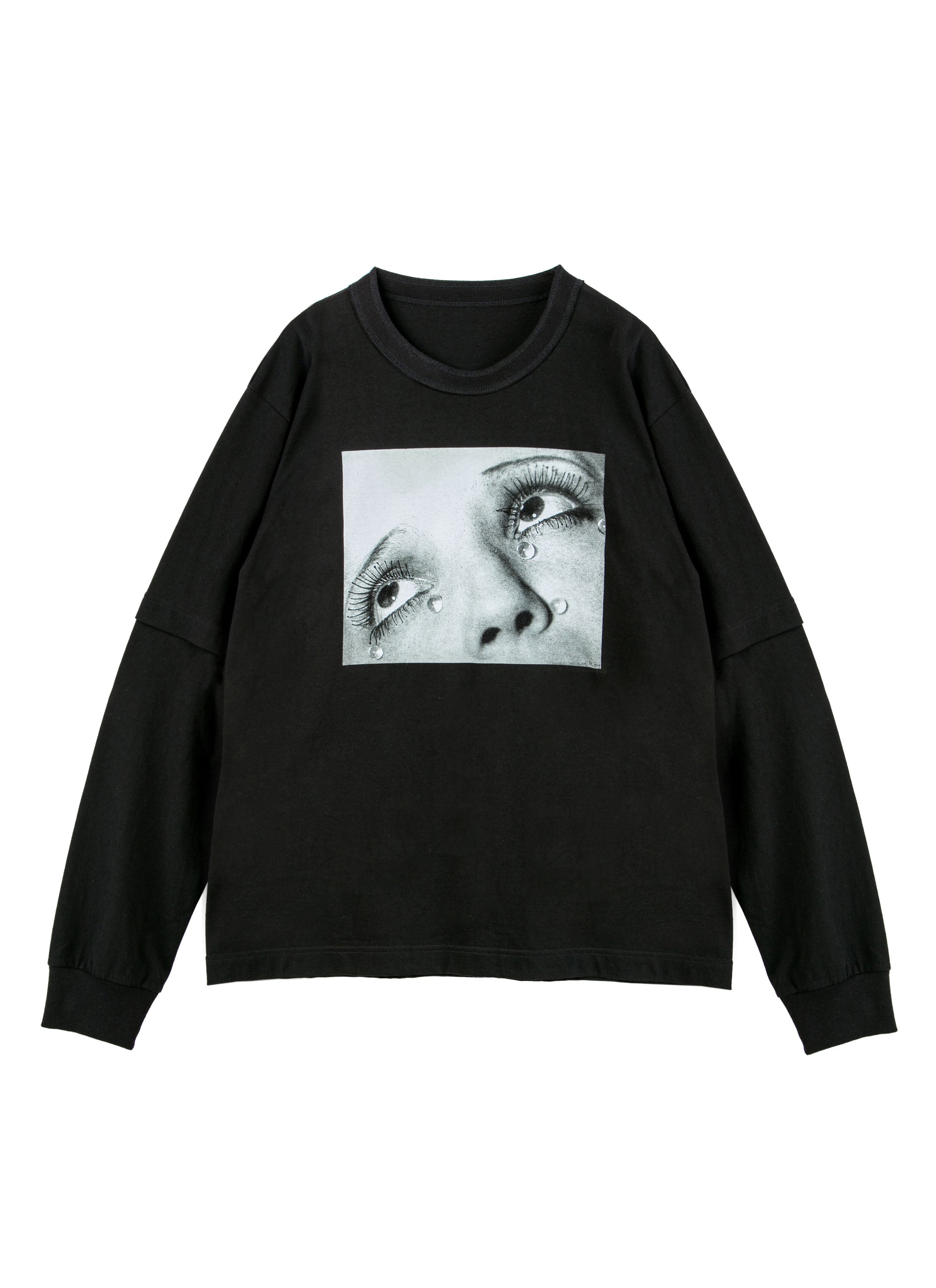 Man Ray Print L/S T-Shirt