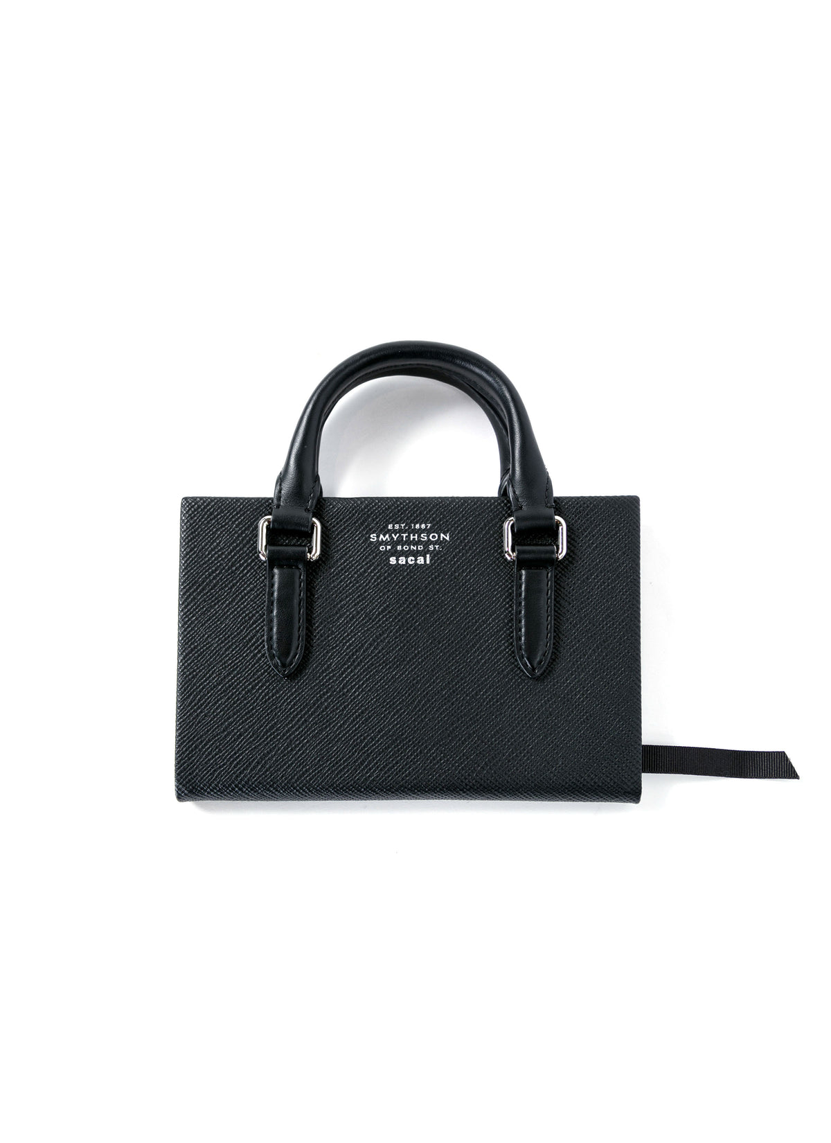 sacai × Smythson · Panama Accessories official collaboration image