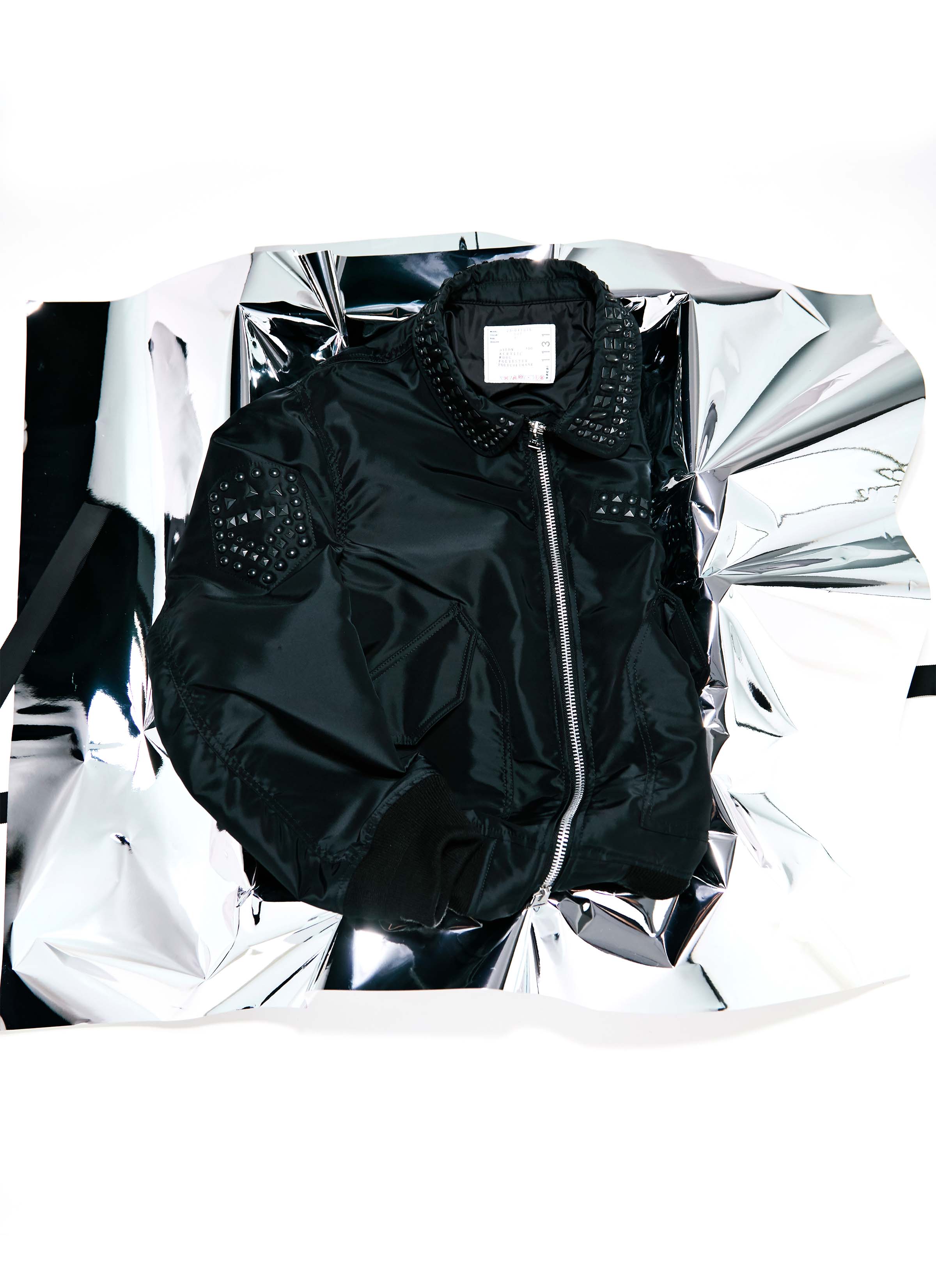 Studded Nylon Twill Blouson