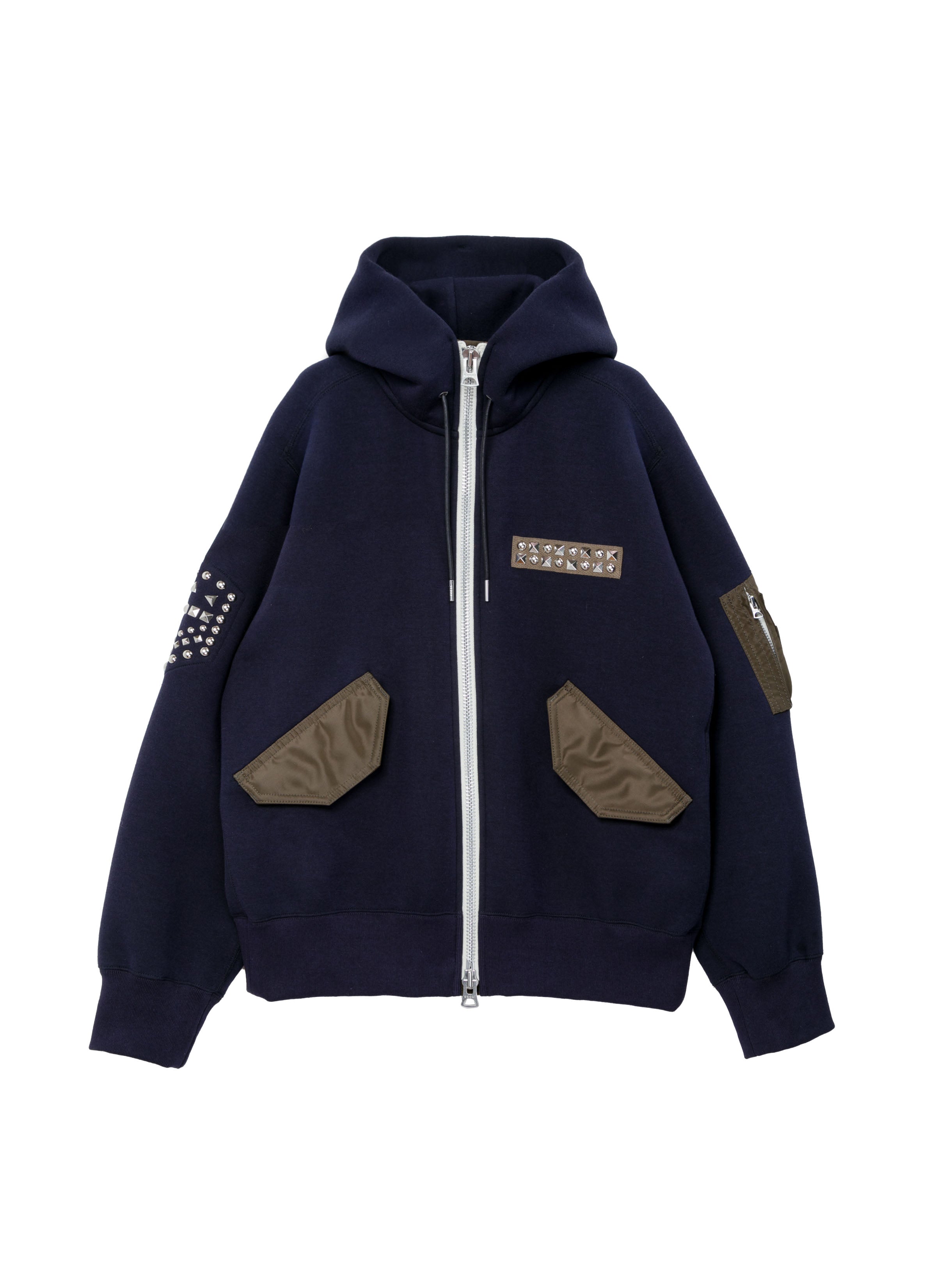 Studded Sponge Sweat Hoodie