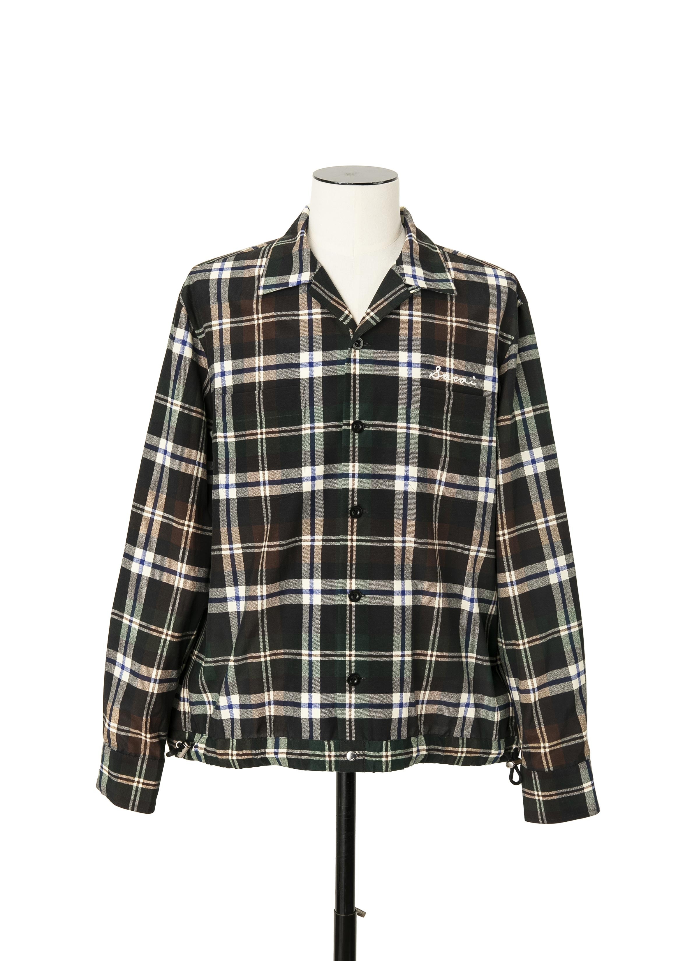 Plaid Print Shirt | sacai Official Store サカイ オフィシャル