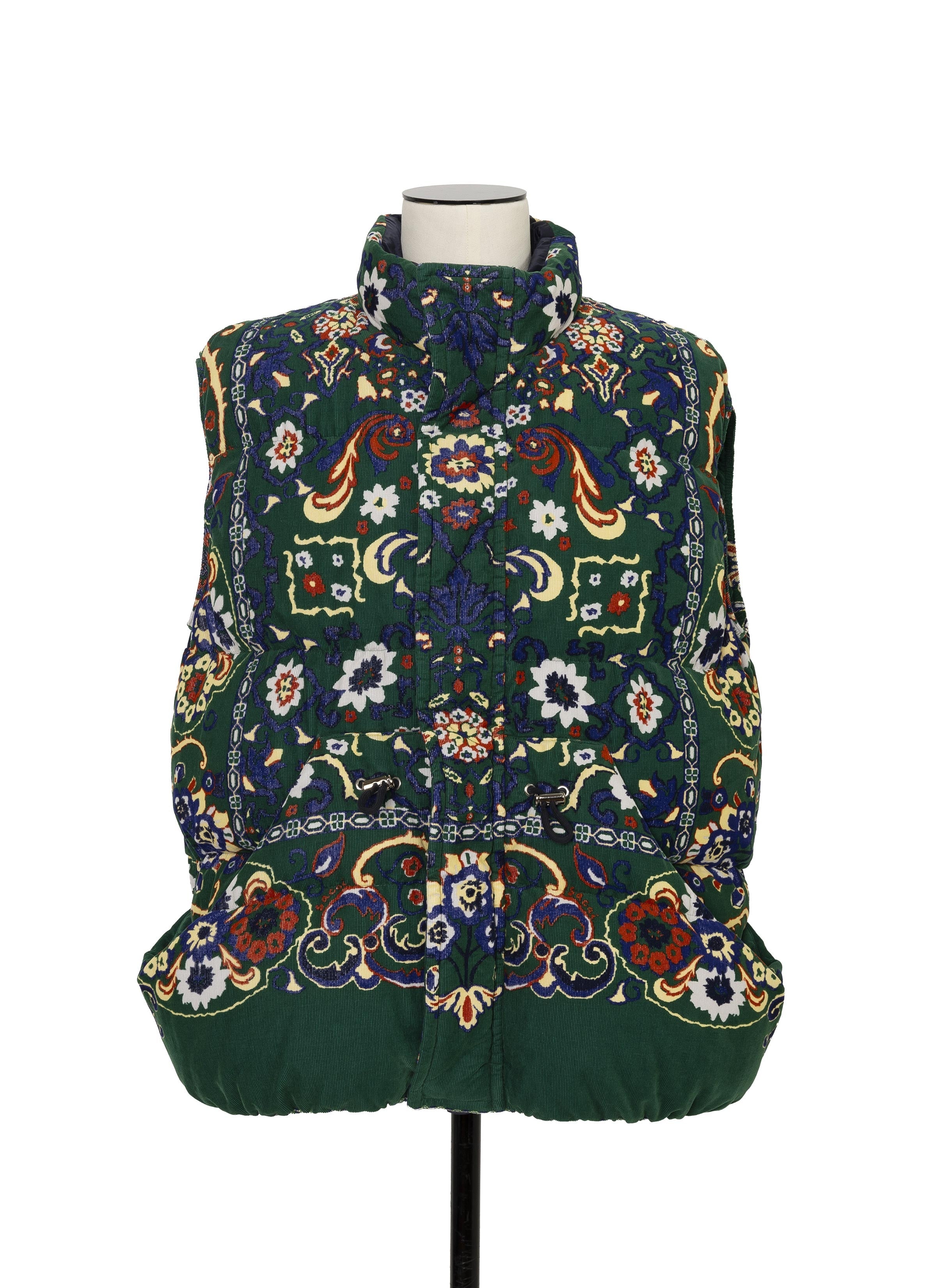 floral-print-corduroy-vest