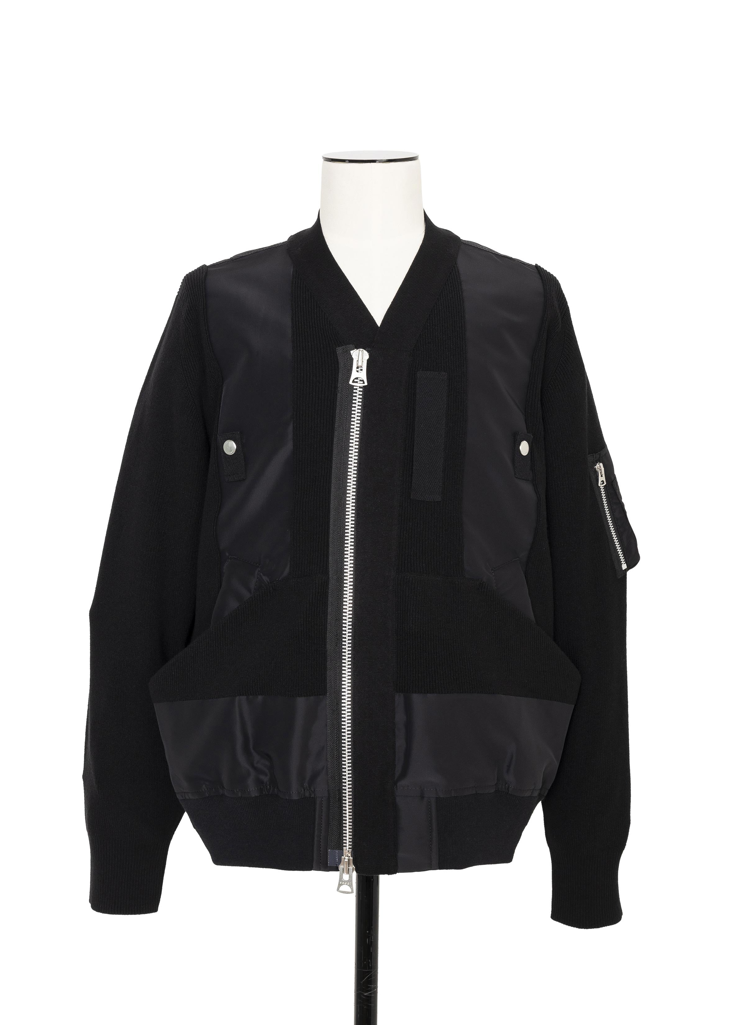sacai サカイ ナイロンツイルベスト MA_1 グレー sacai サカイ ナイロンツイルベスト MA_1 グレー - メルカリ