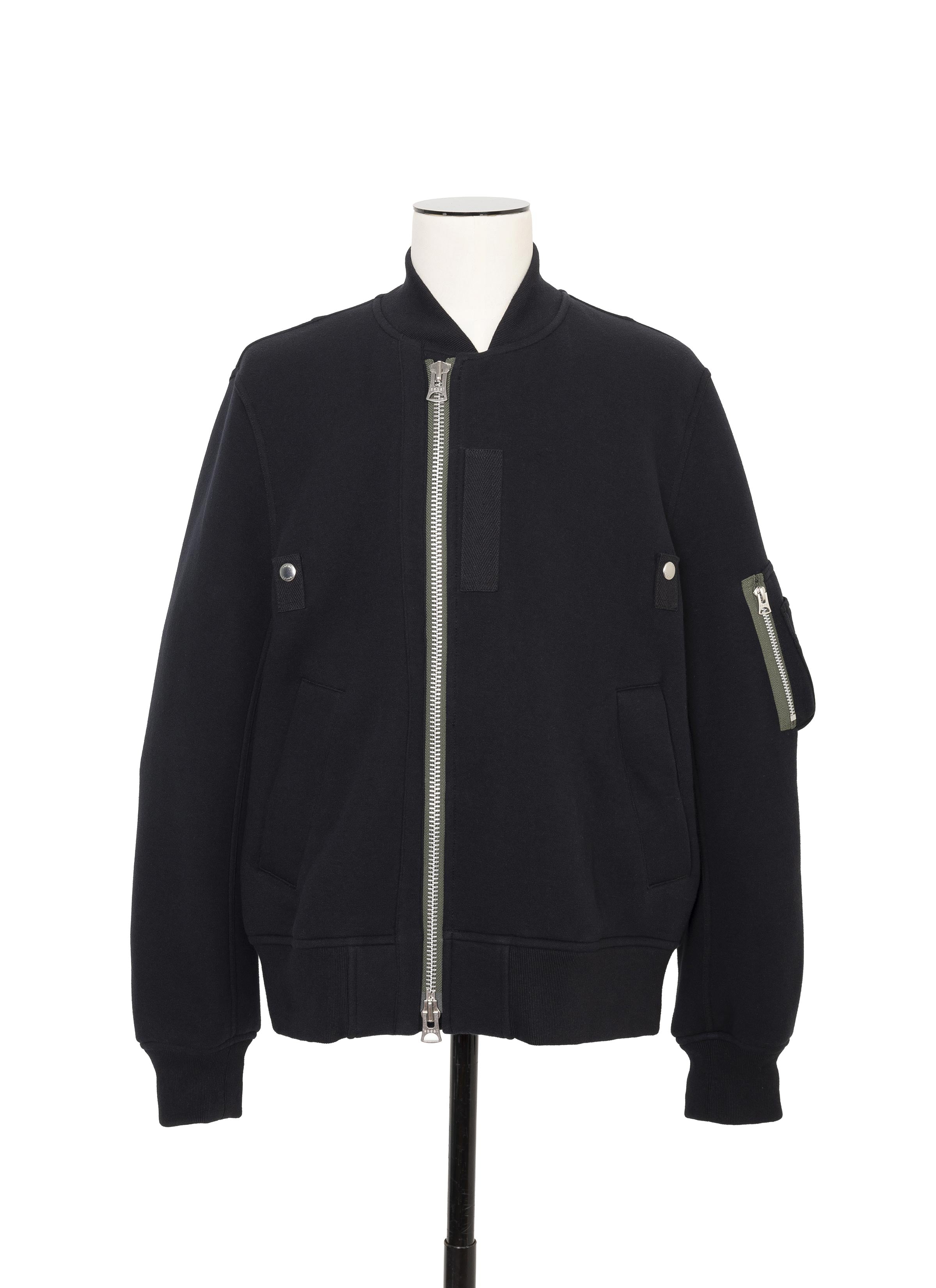 Sacai サカイ 23AW Sponge Sweat Blouson 25-03889M-514_V1_5c959464-9e44