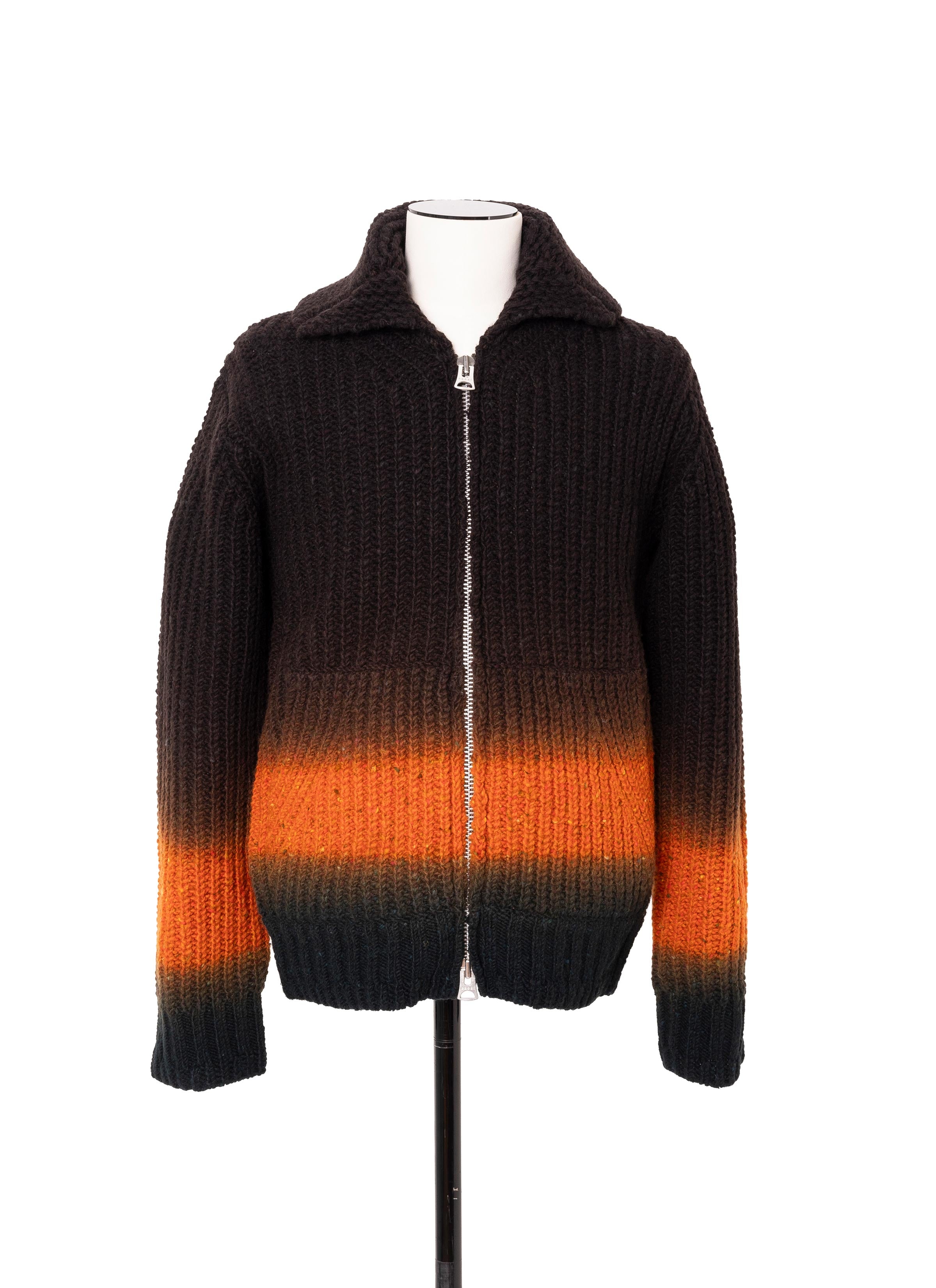 Garment Dye Wool Knit Cardigan