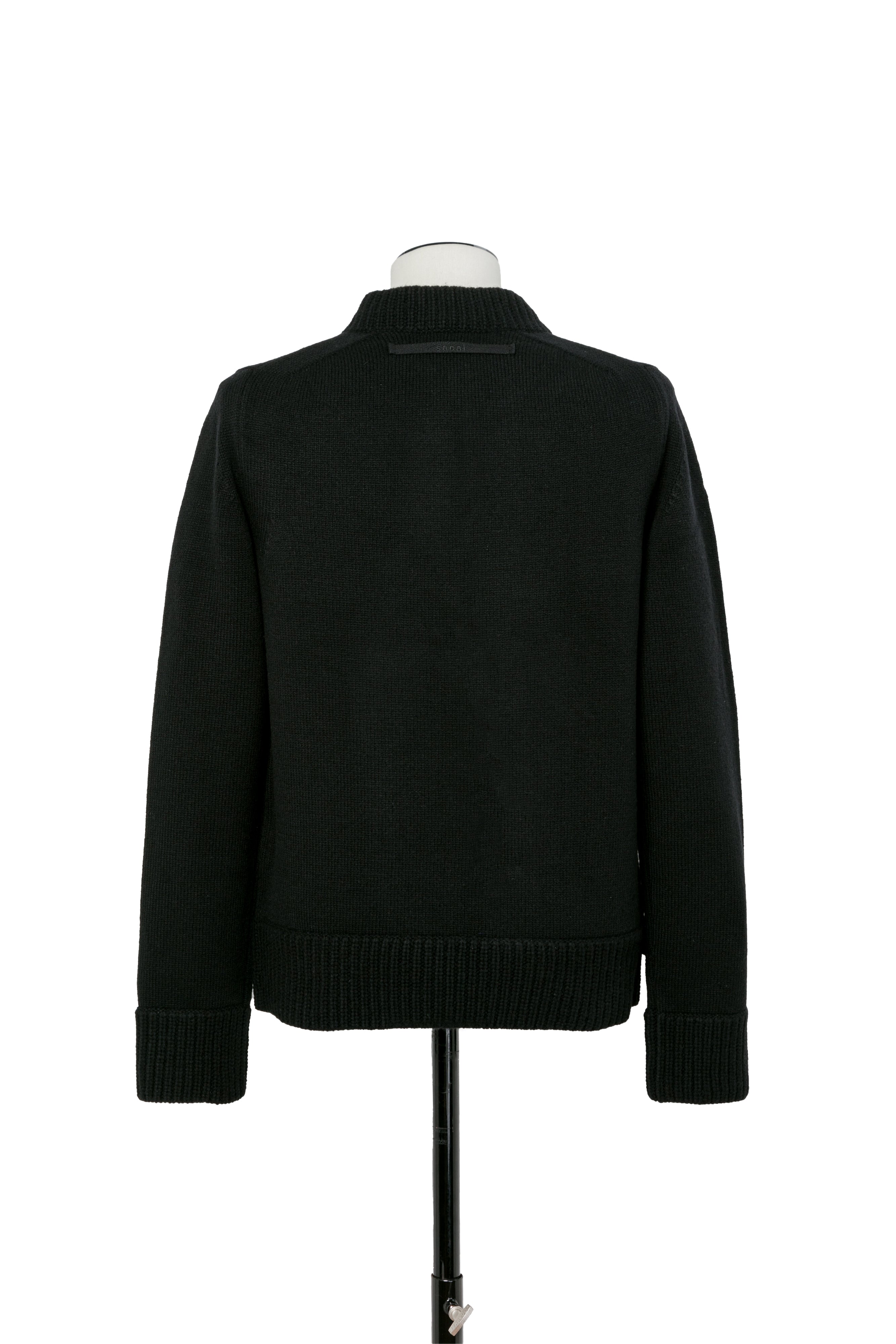 Wool Knit Blouson