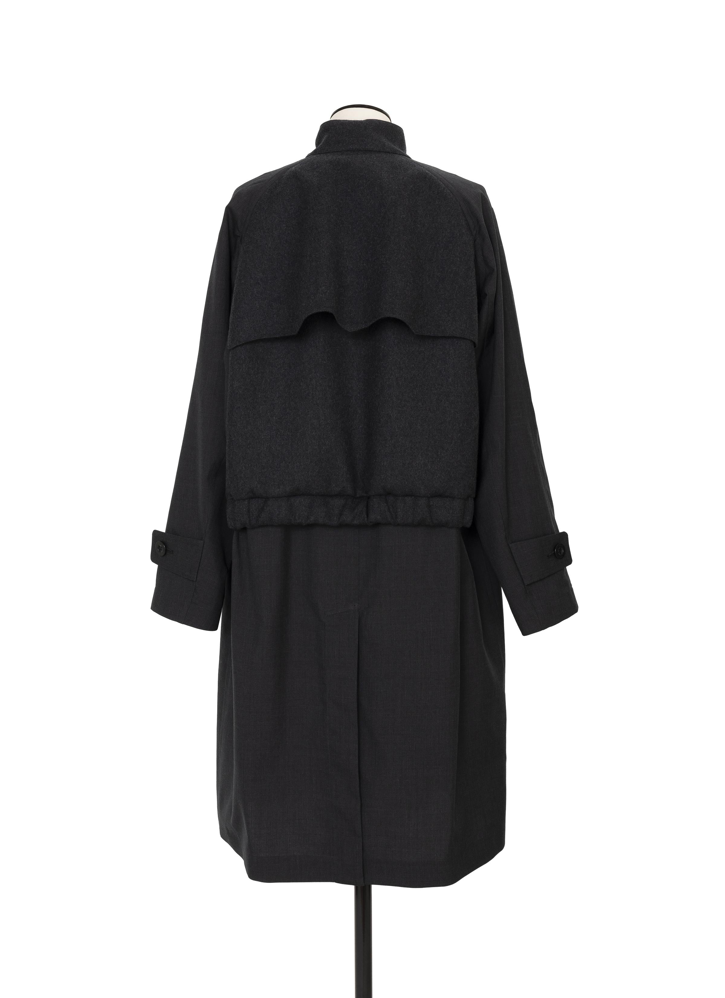 Suiting x Wool Melton Coat