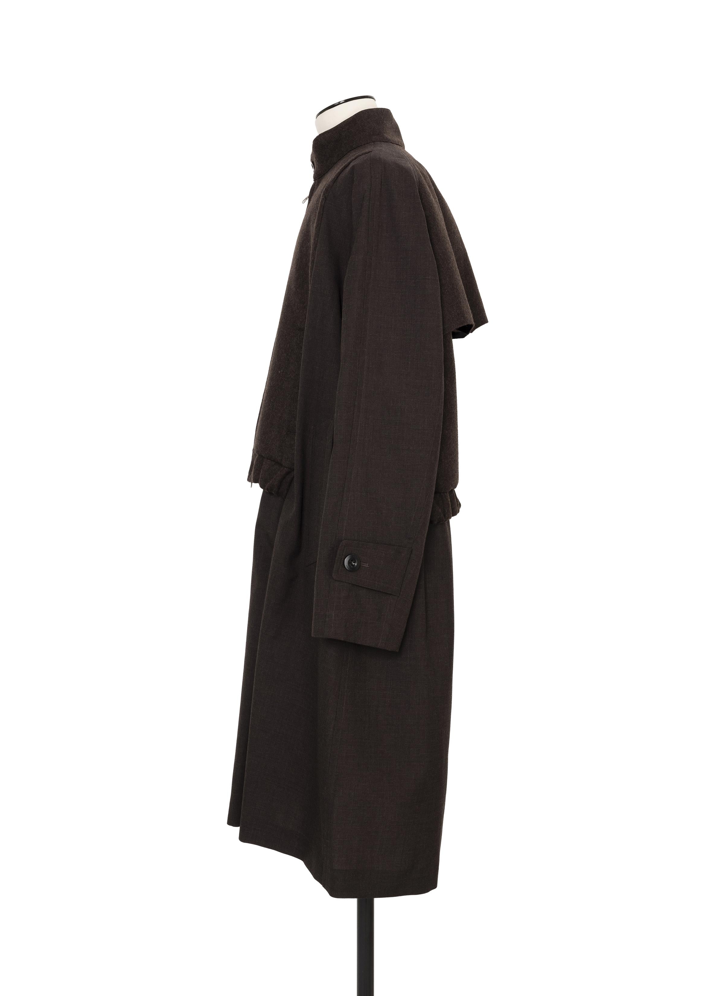 Suiting x Wool Melton Coat
