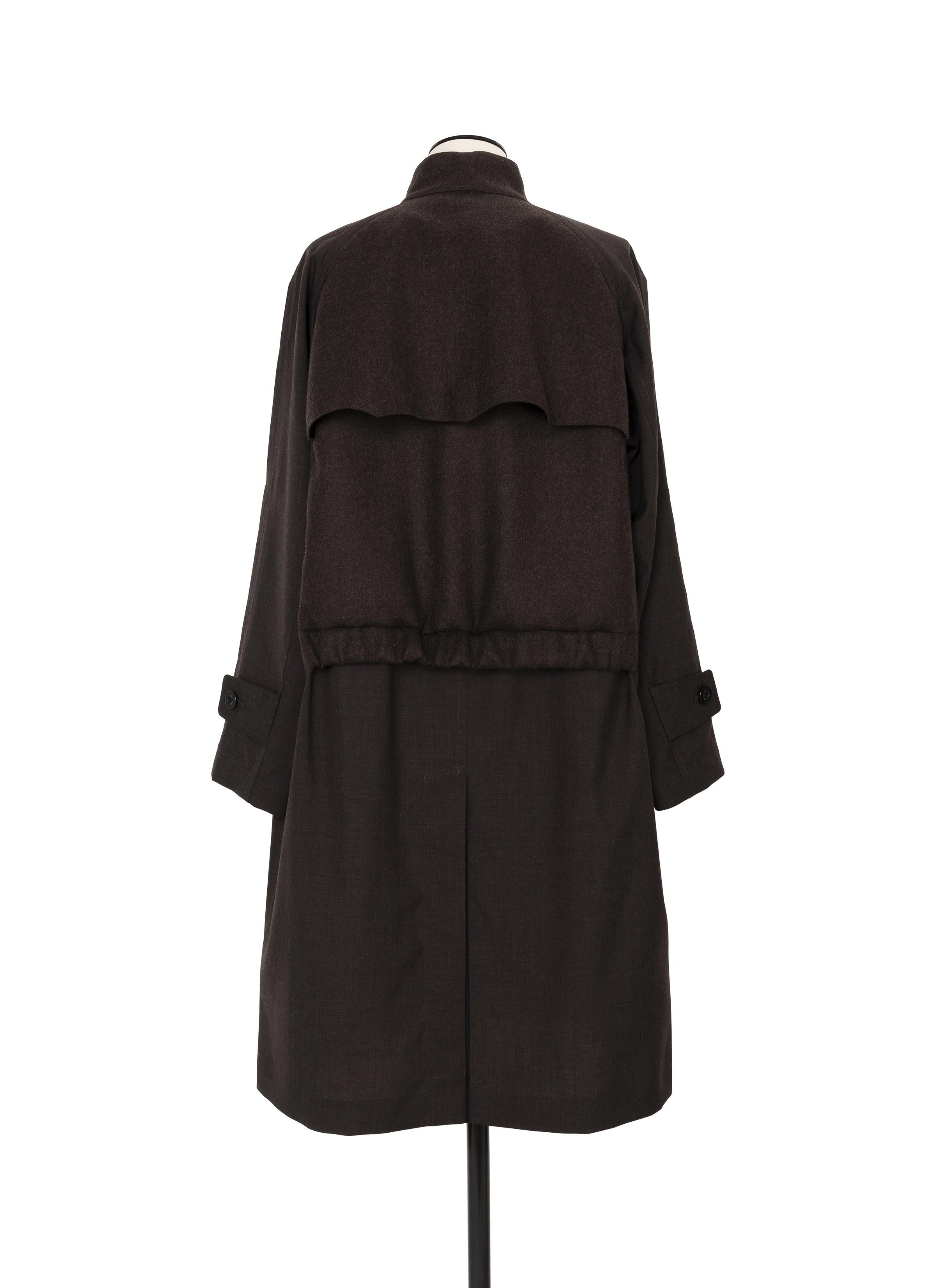 Suiting x Wool Melton Coat