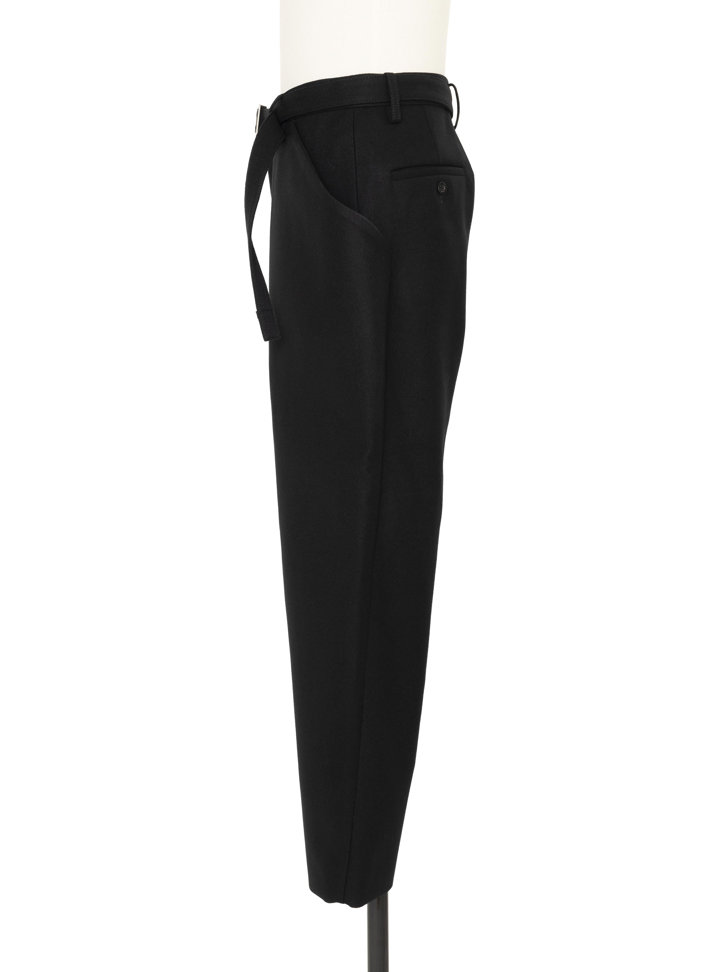 Wool Melton Pants