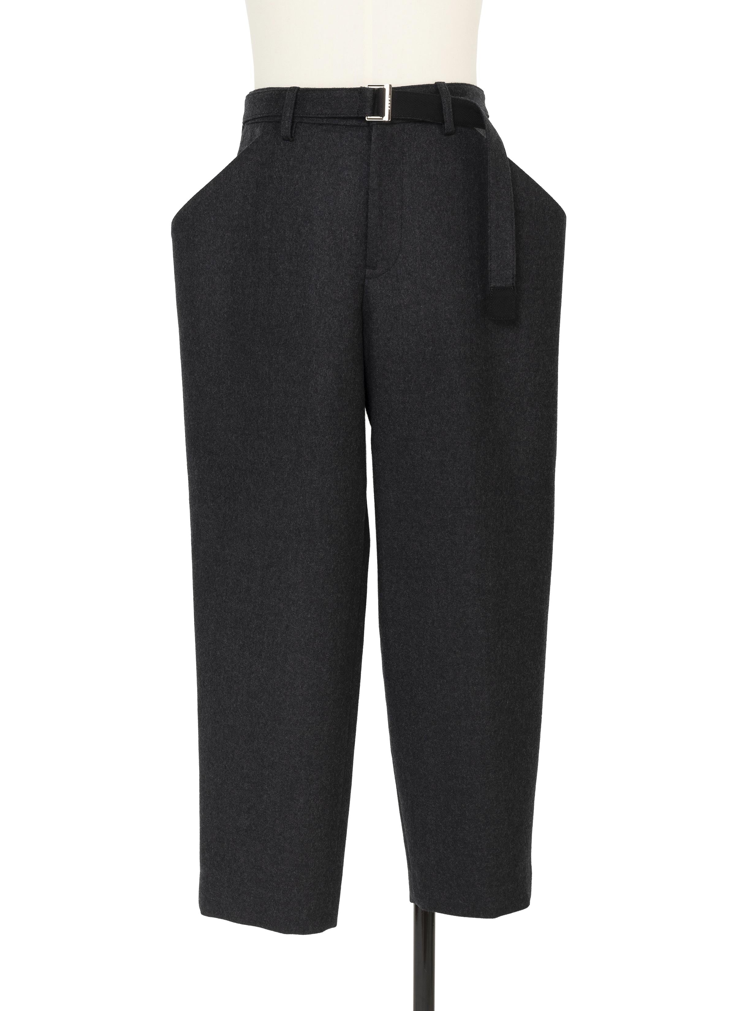 Wool Melton Pants