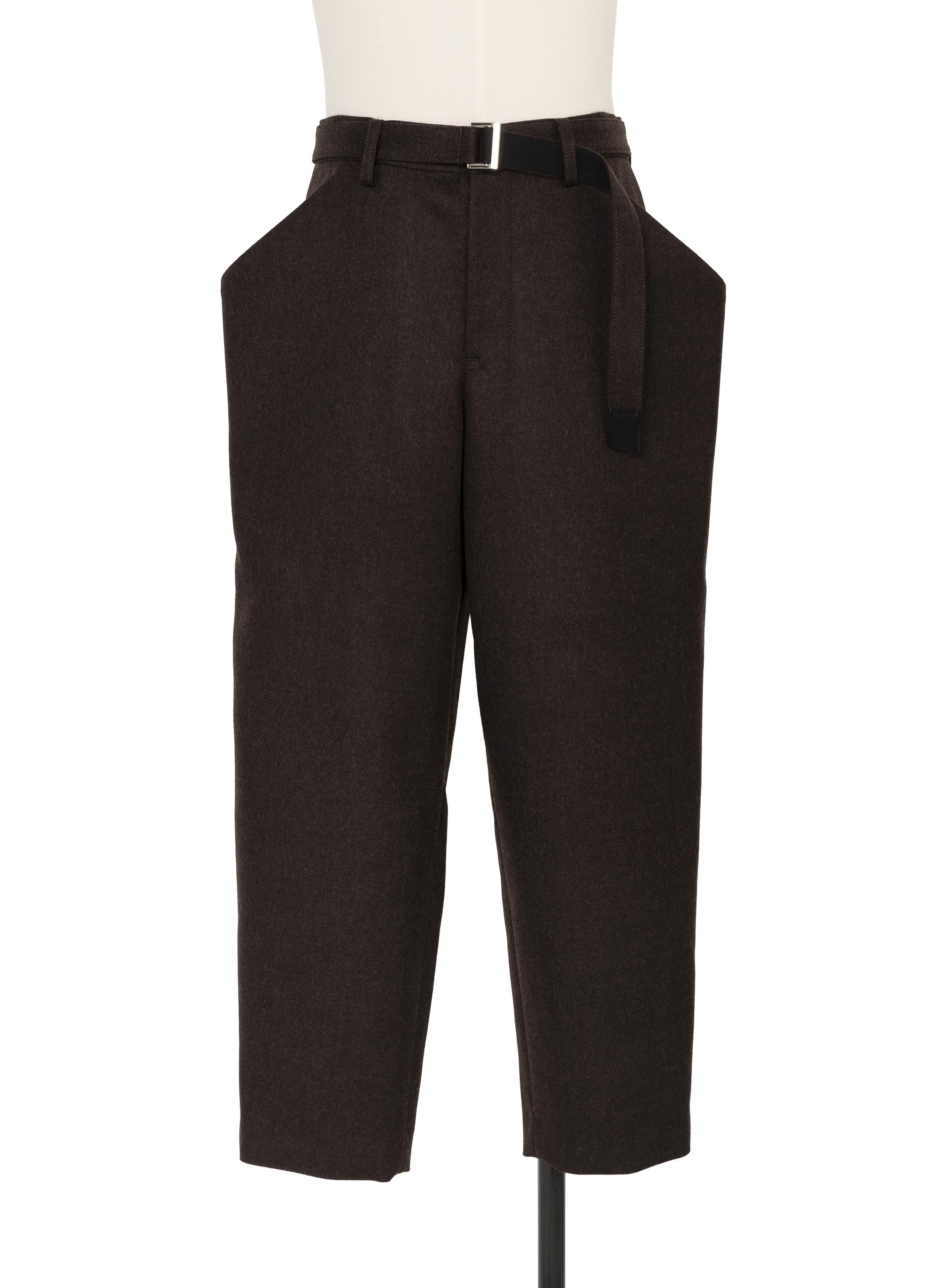 Wool Melton Pants