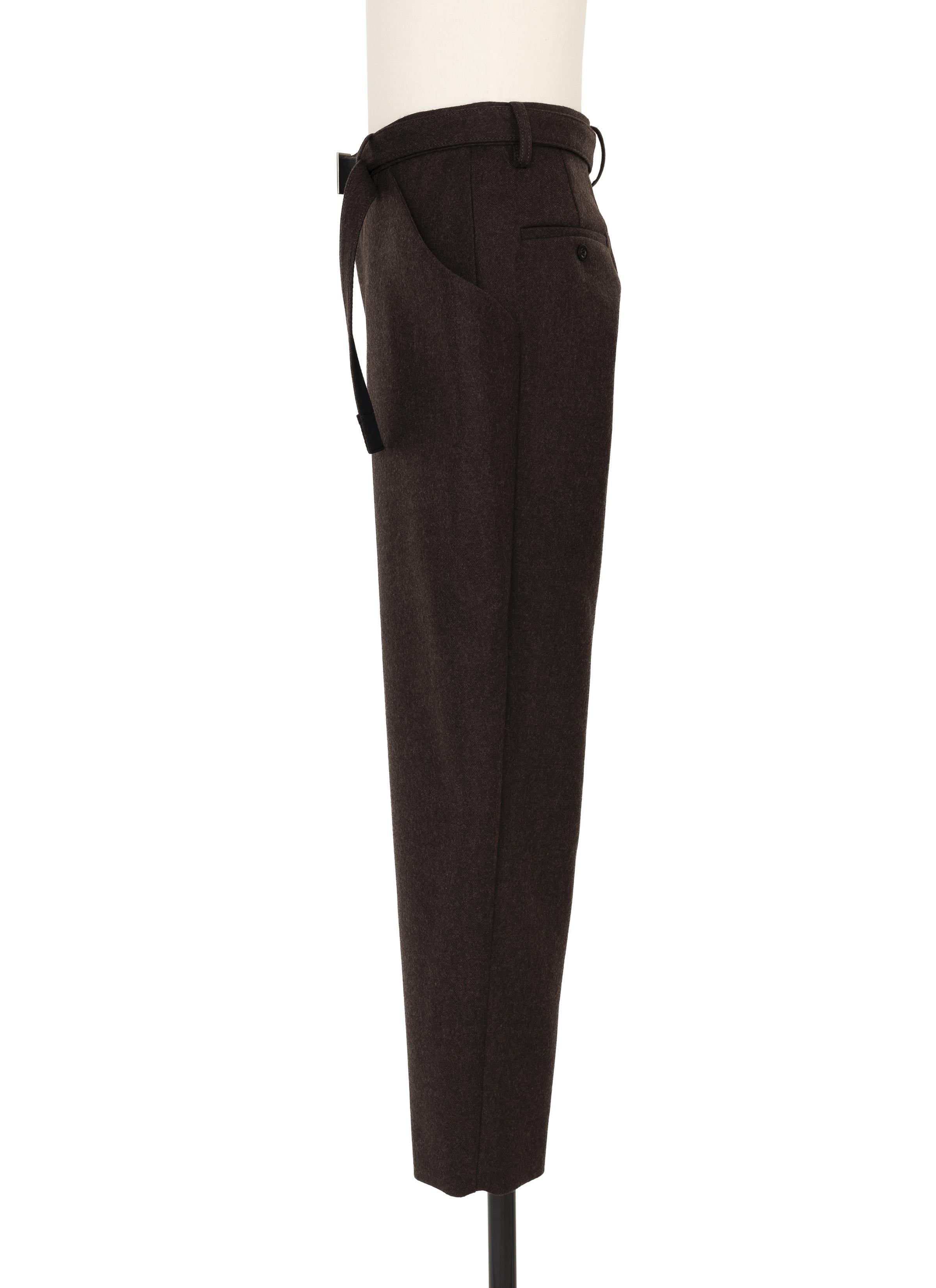 Wool Melton Pants