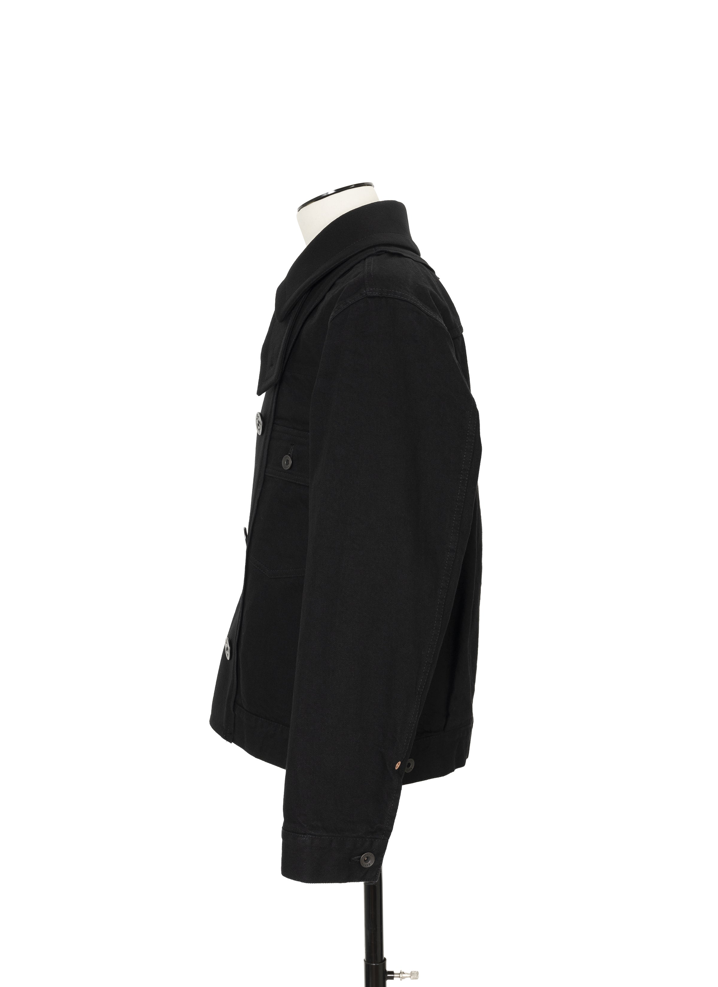 Denim x Wool Melton Jacket