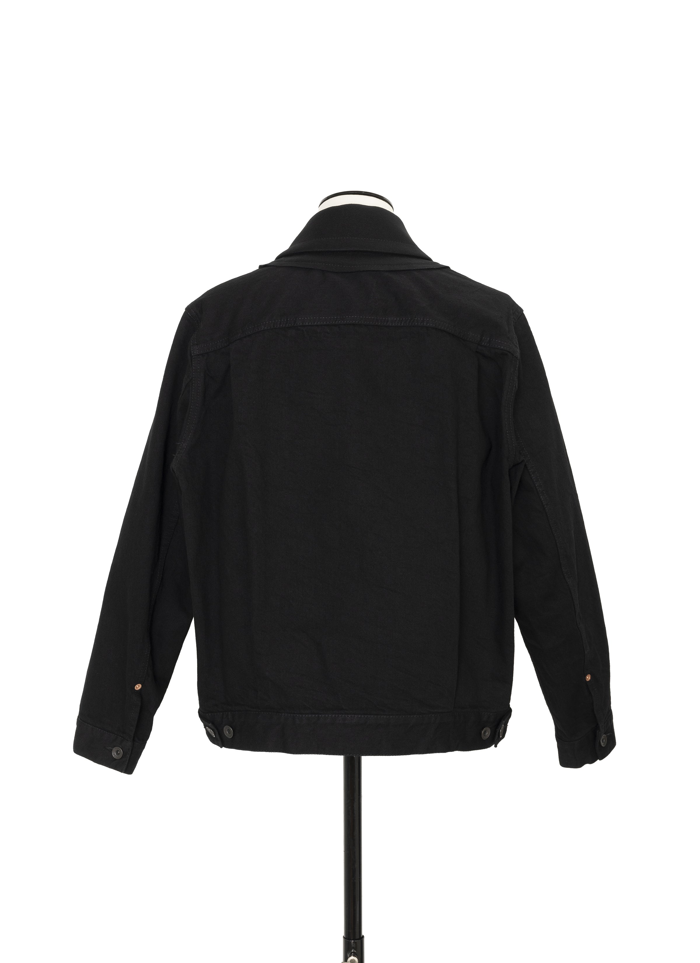 Denim x Wool Melton Jacket