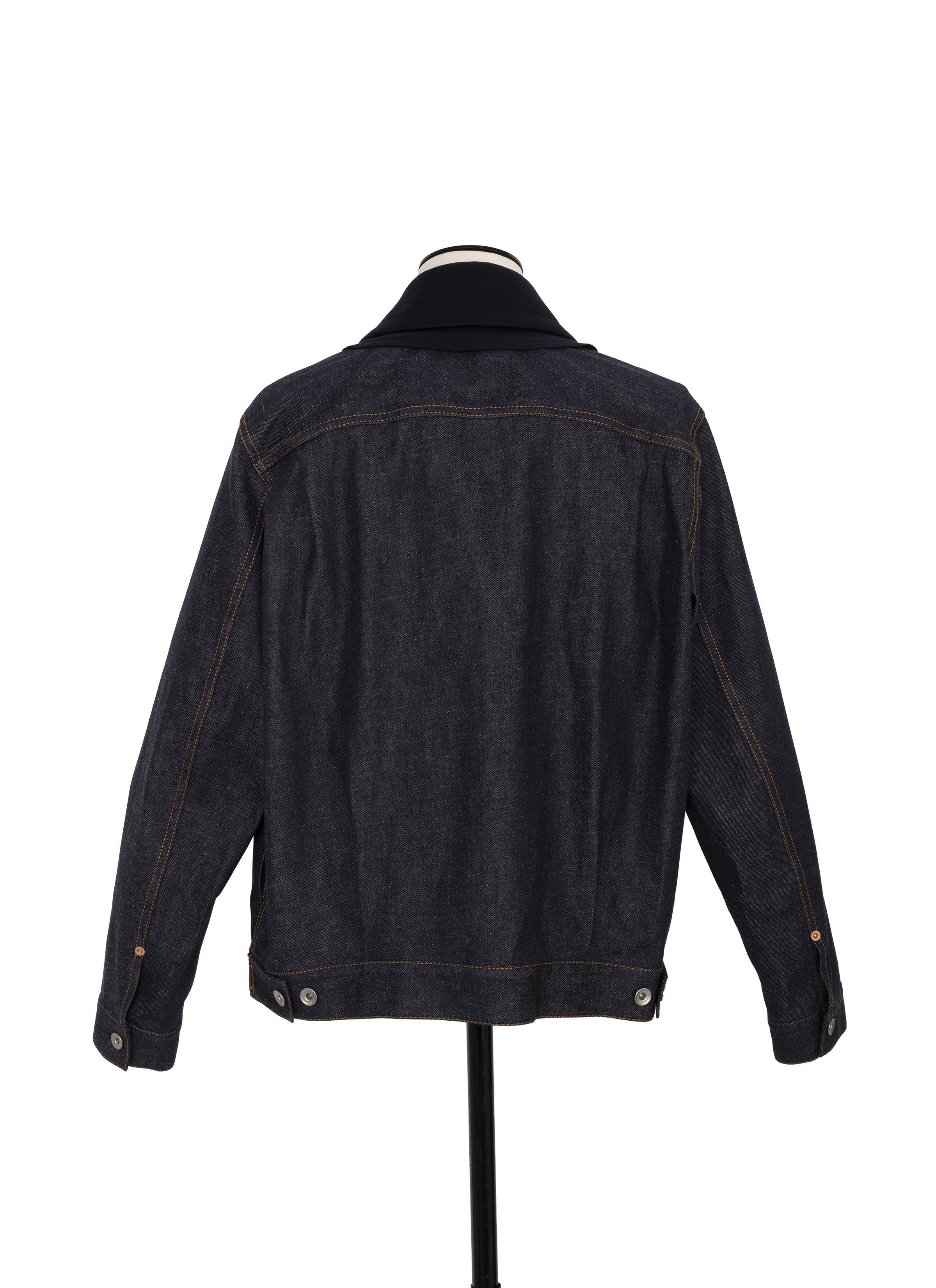 Denim x Wool Melton Jacket