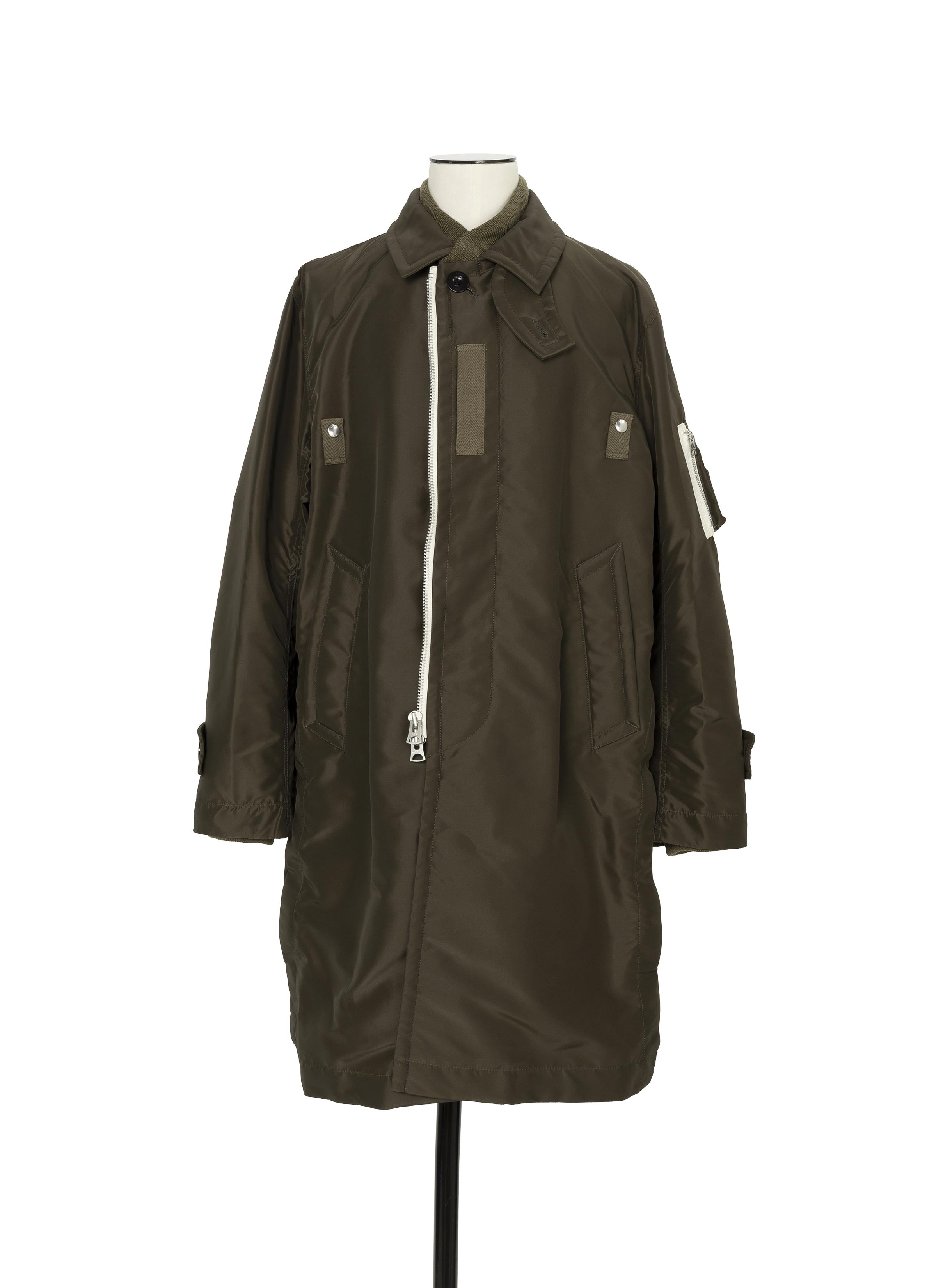 Nylon Twill Coat