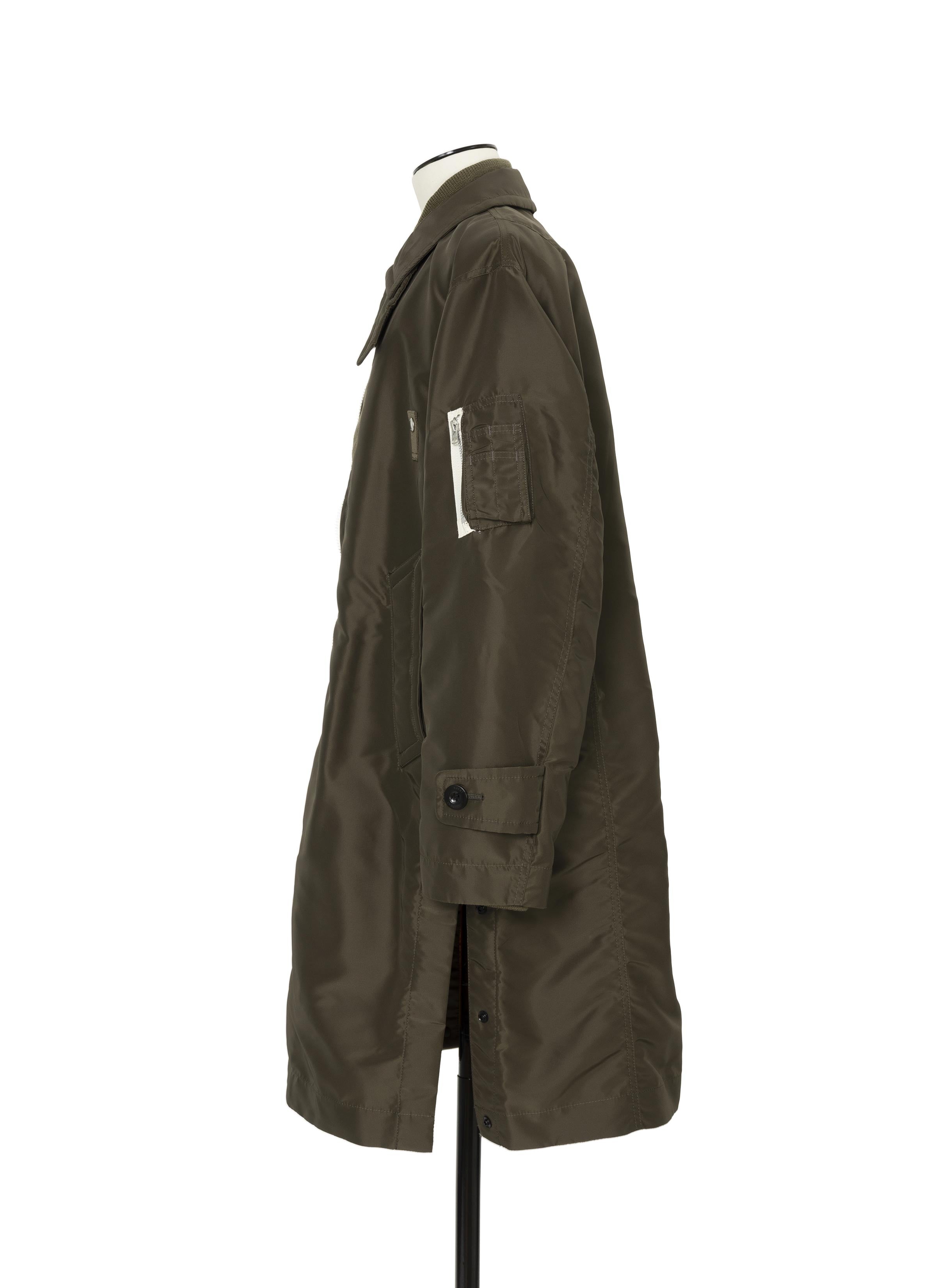 Nylon Twill Coat