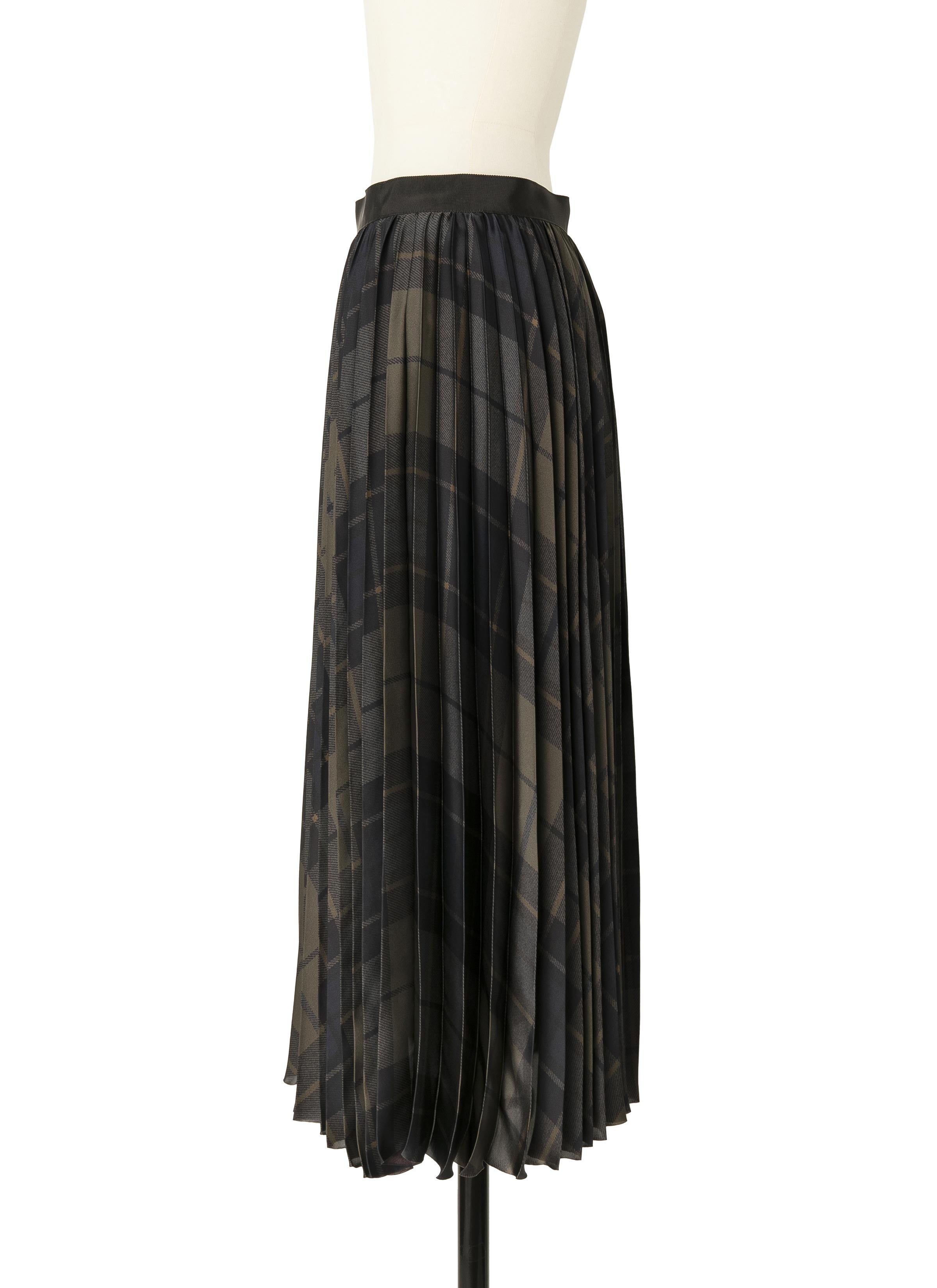 Plaid Print Skirt