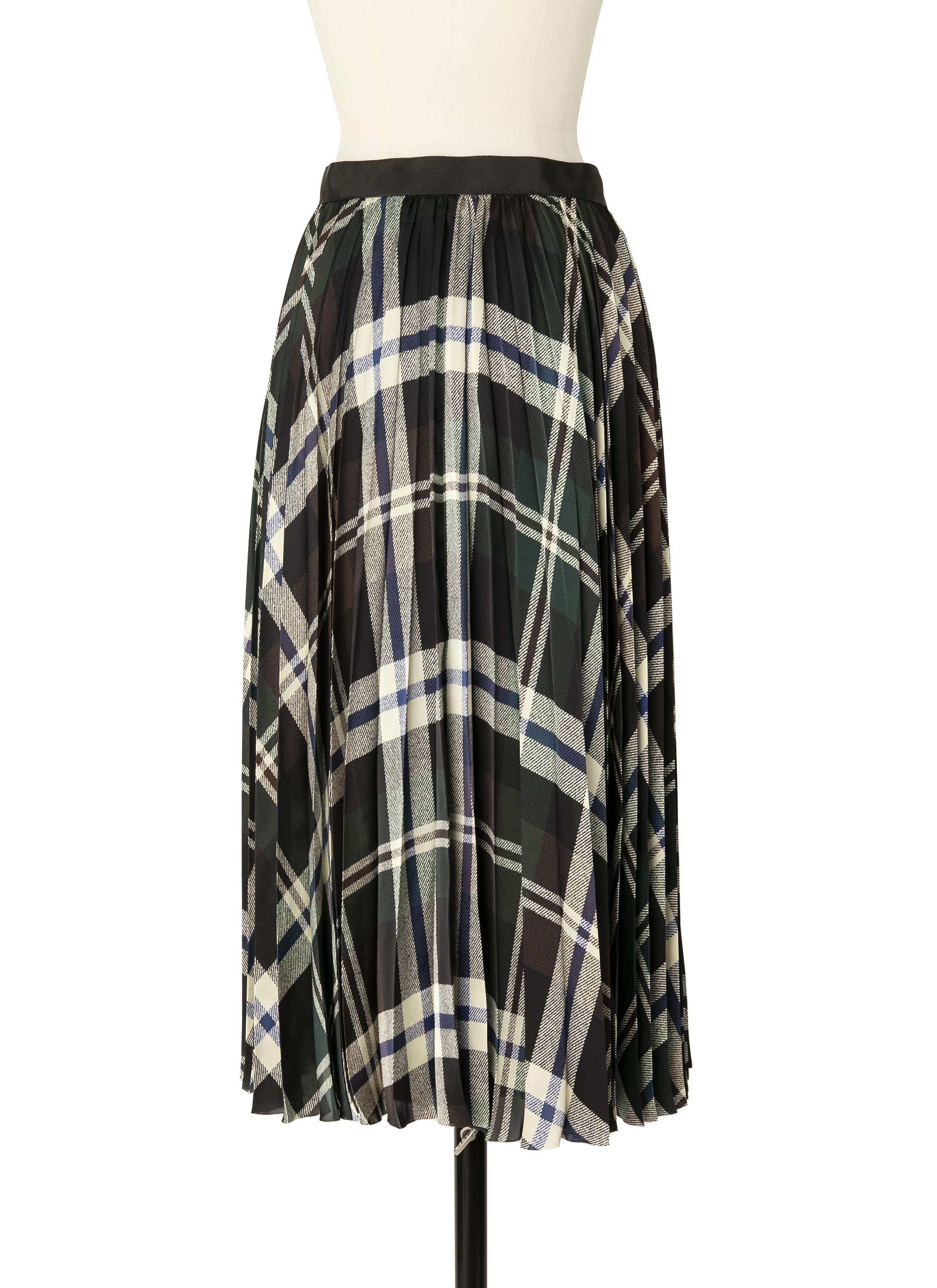 Plaid Print Skirt