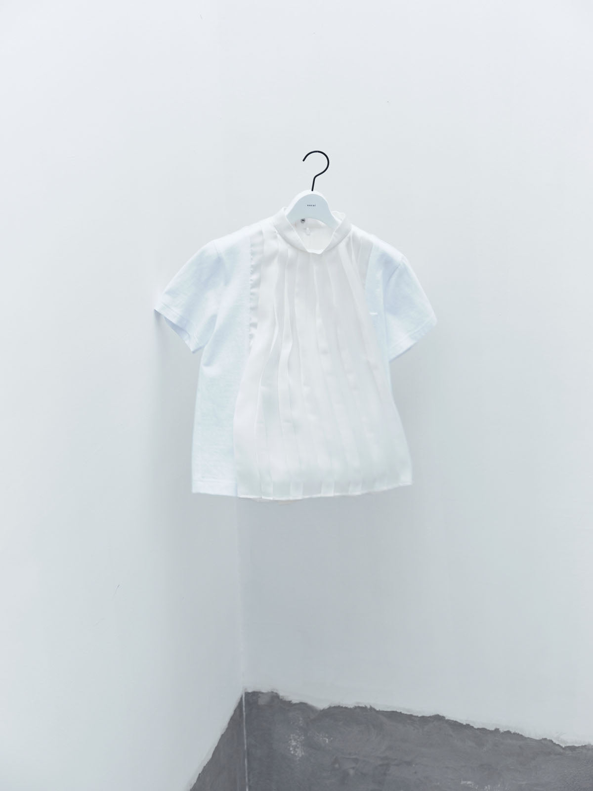 Cotton Jersey x Satin T-Shirt