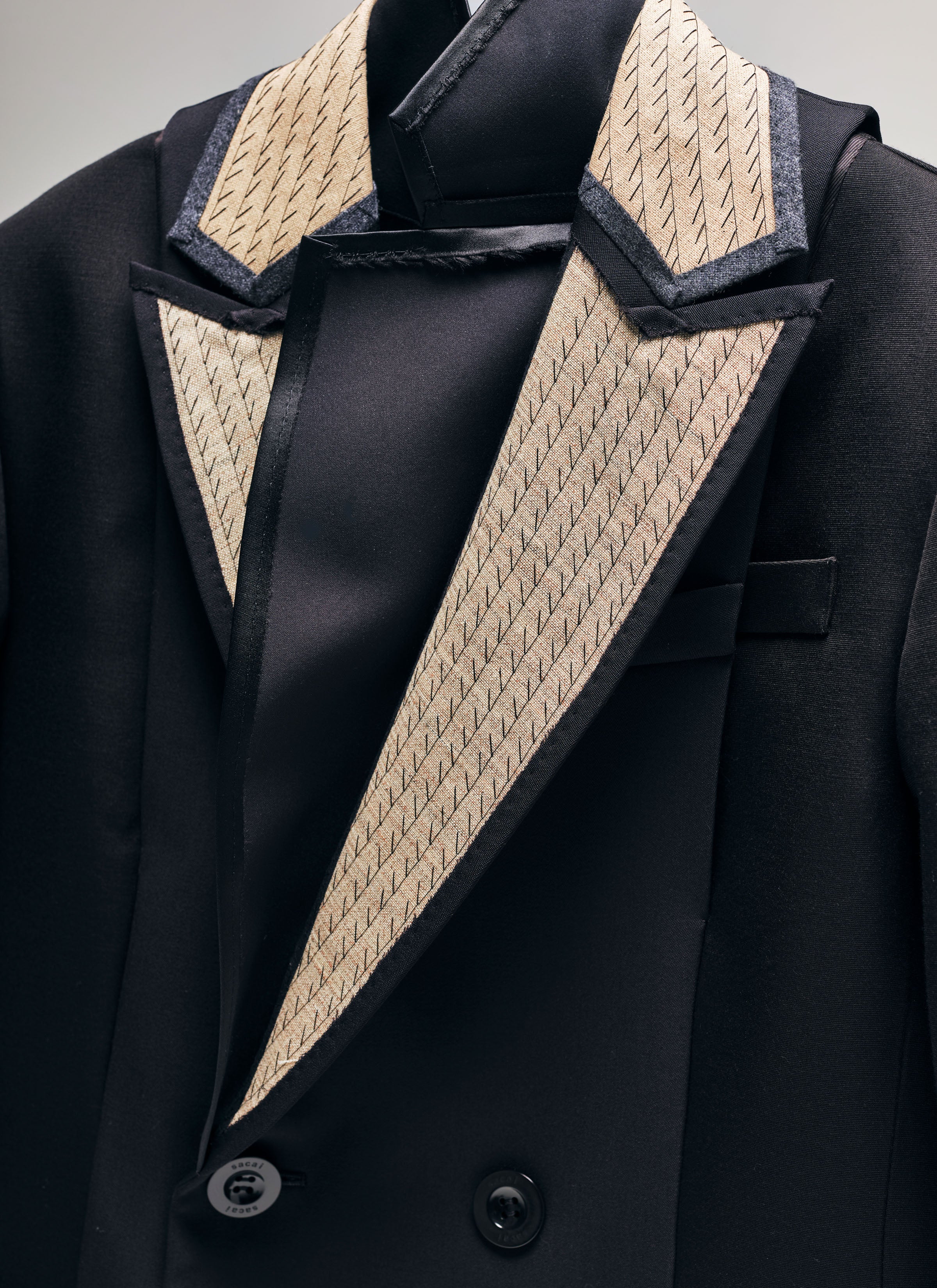 Doeskin x Double-Faced Silk Cotton Jacket