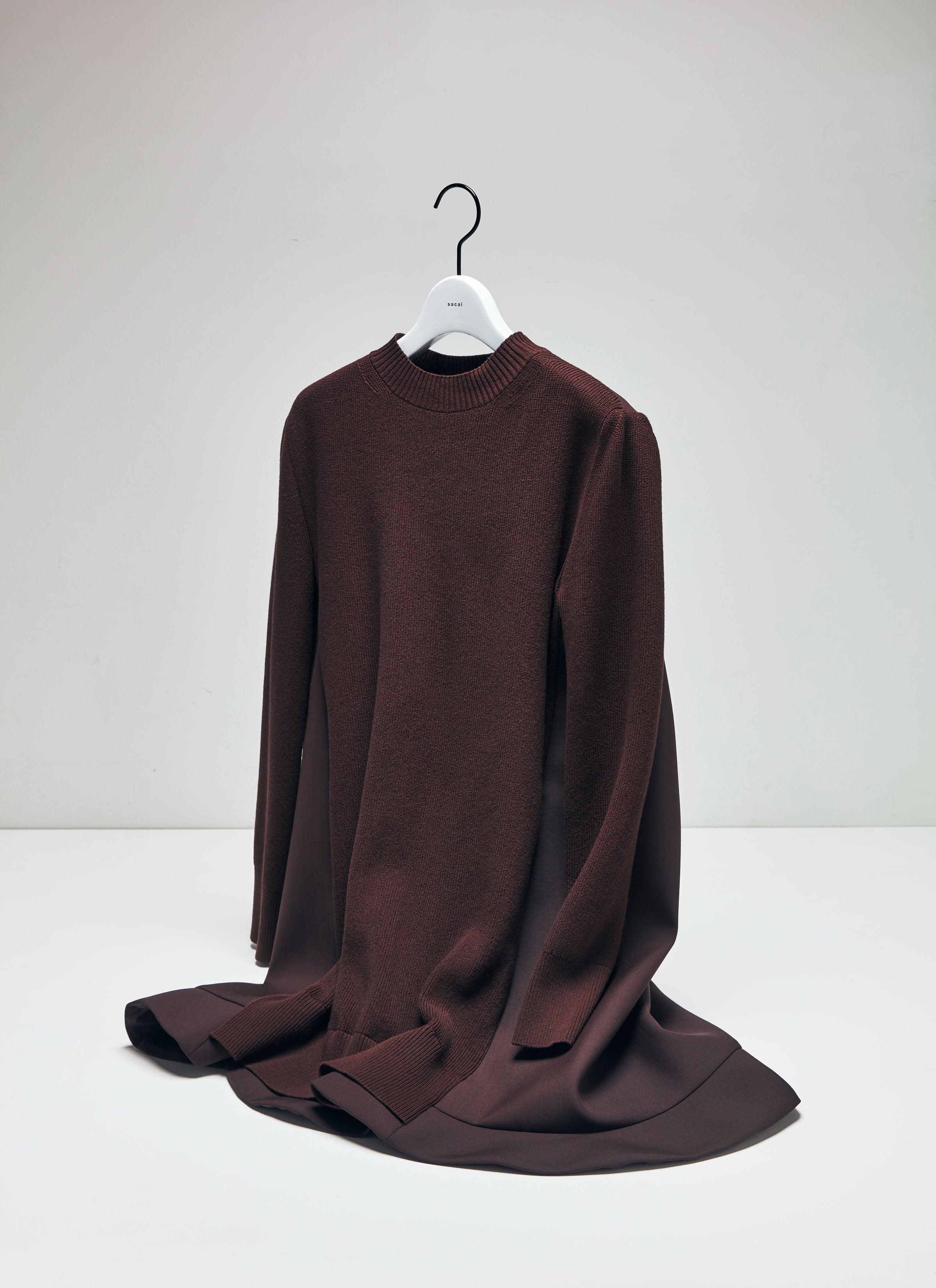 Suiting Mix Knit Dress