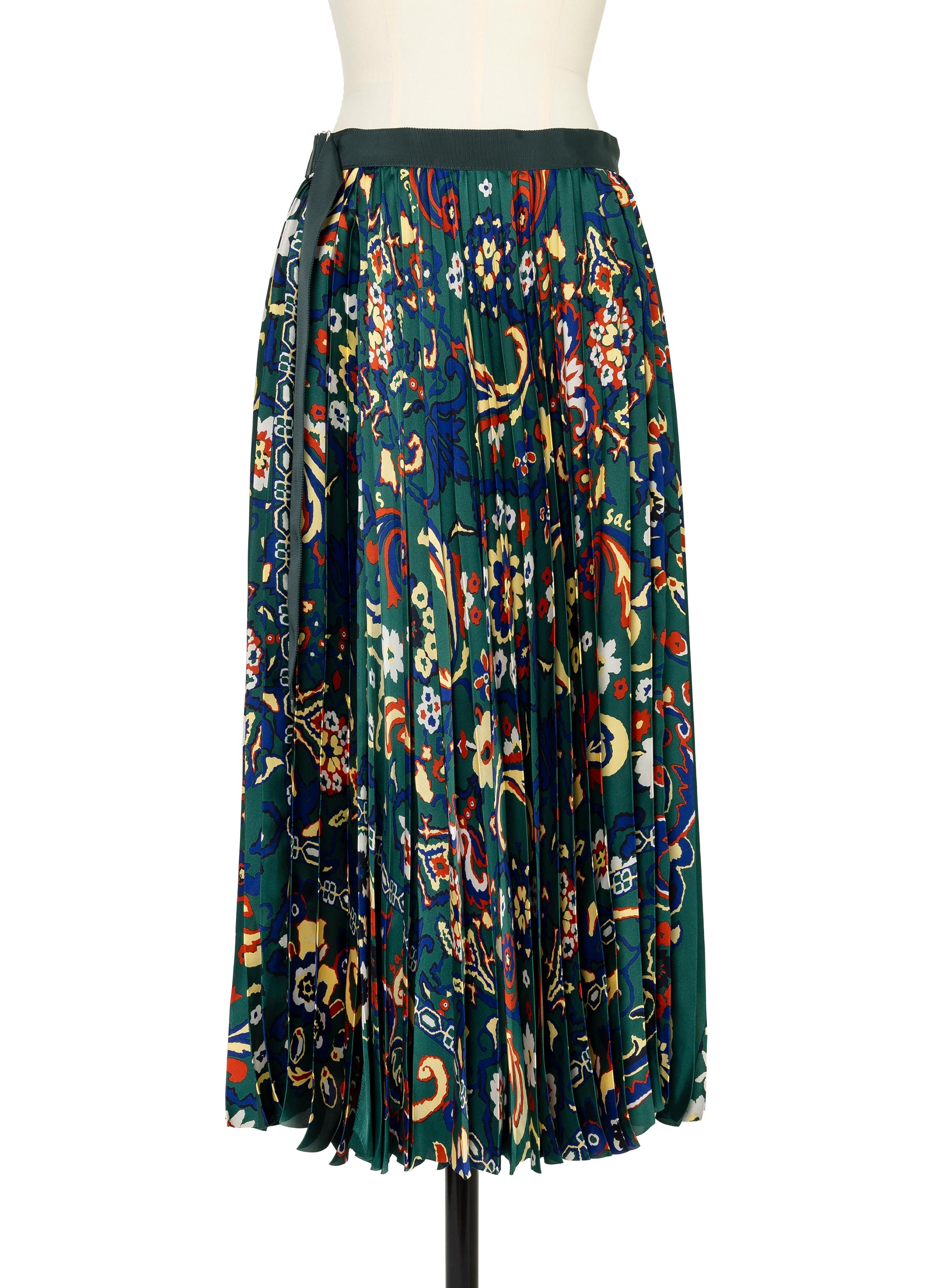 【関税込・匿名配送】 sacai Floral Print Pleated スカート SACAI 花柄プリーツスカート