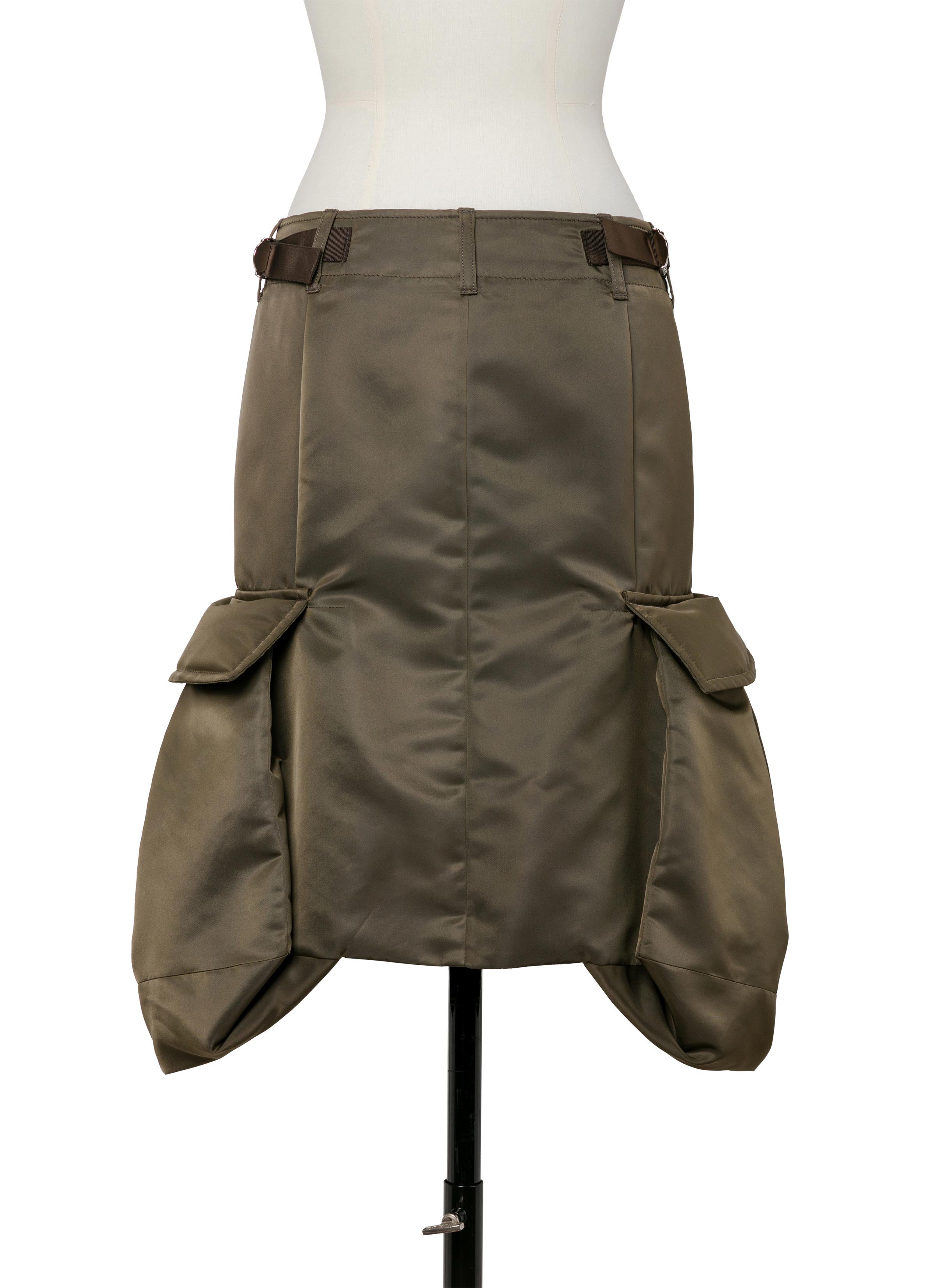nylon-twill-skirt