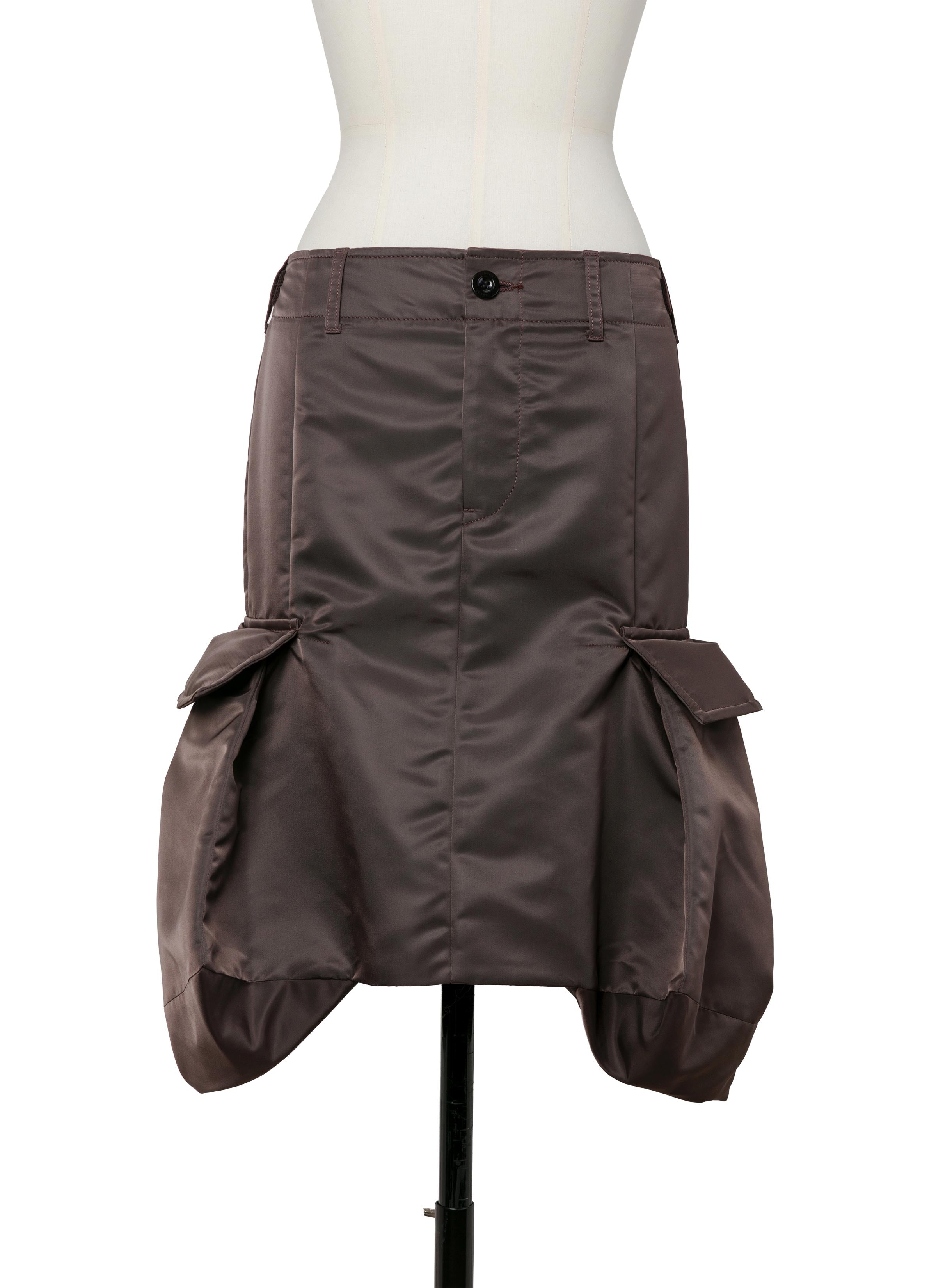 nylon-twill-skirt