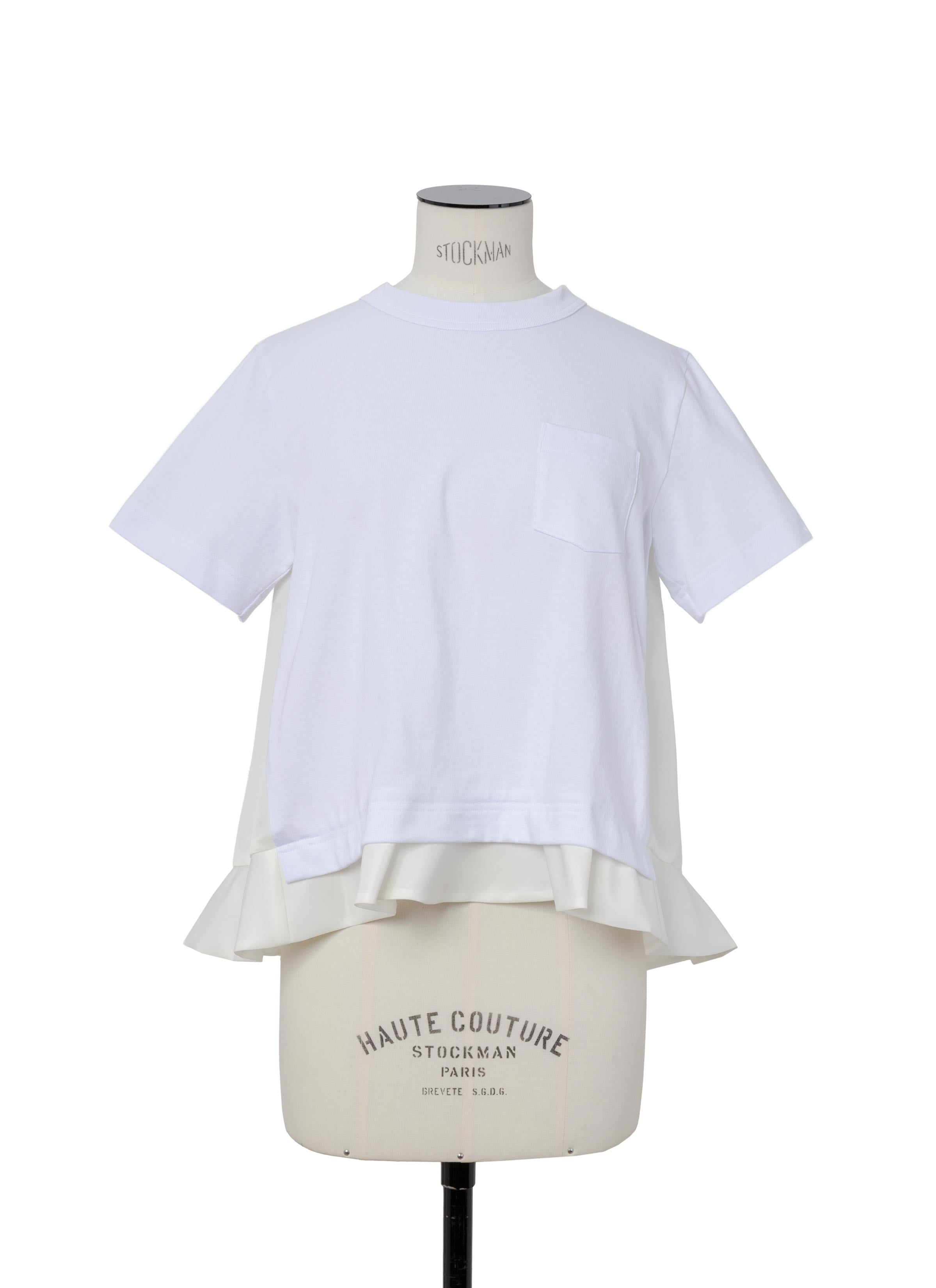 Nylon Twill x Cotton Jersey T-Shirt | sacai Official Store